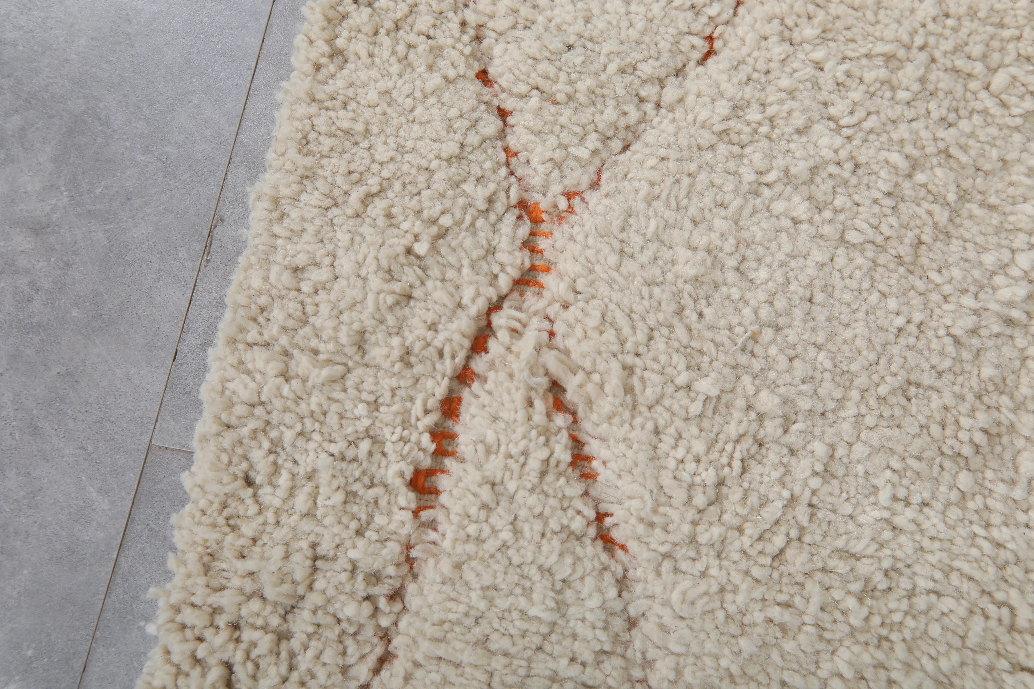 Beni Ourain Moroccan rug Custom - Berber handmade rug