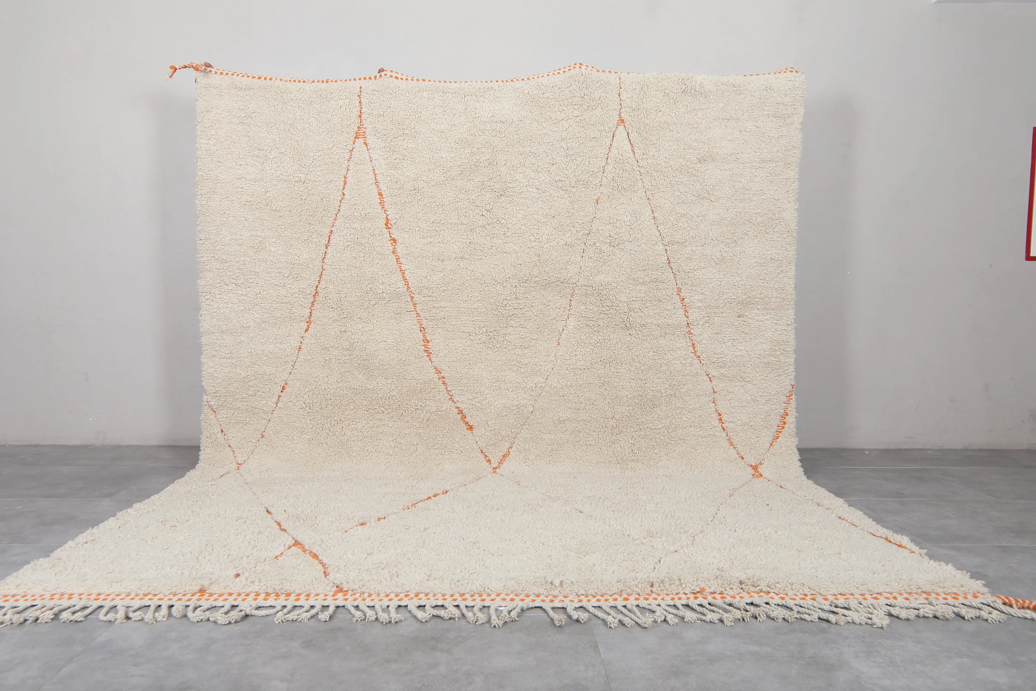 Beni Ourain Moroccan rug Custom - Berber handmade rug