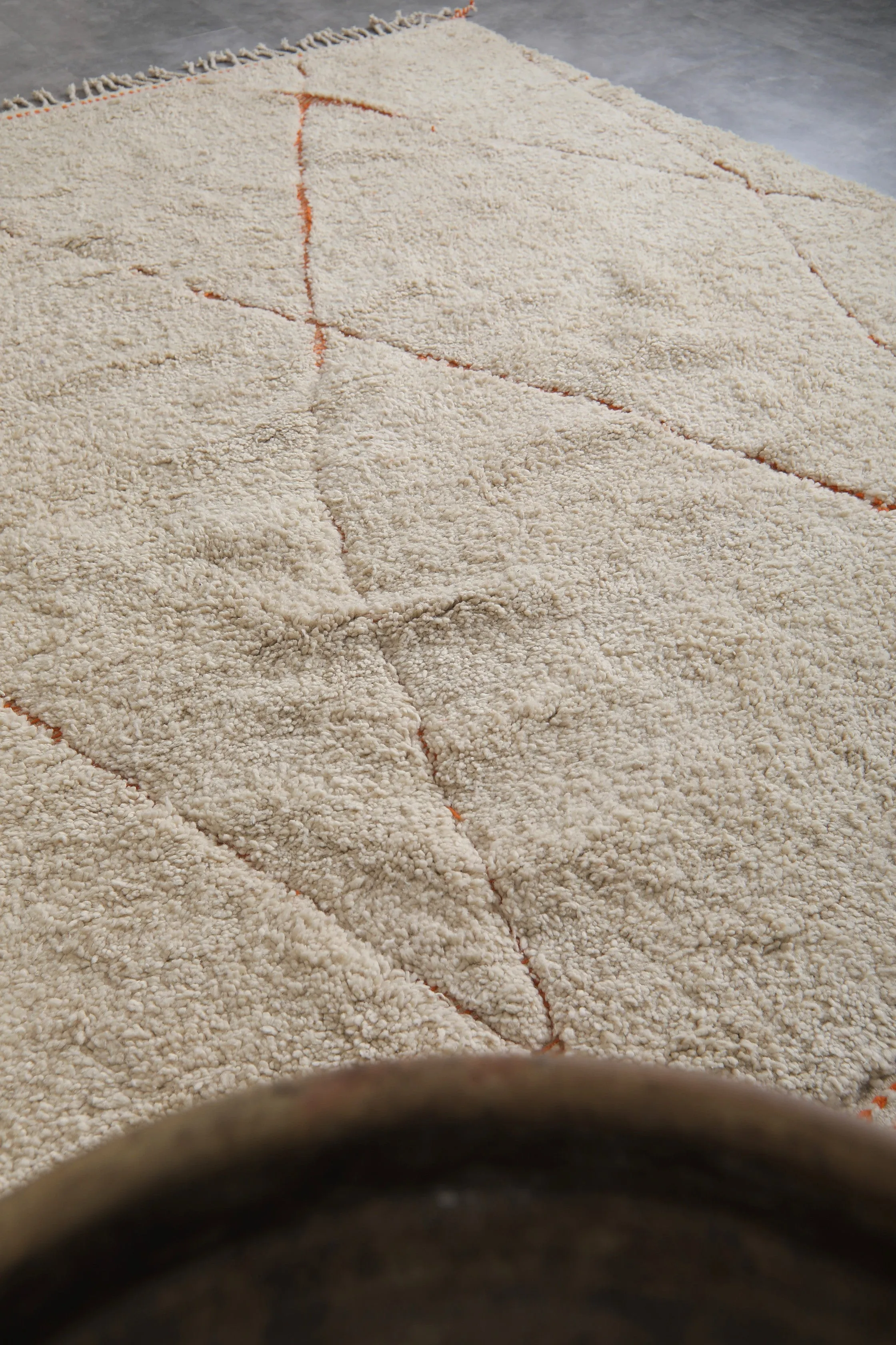 Beni Ourain Moroccan rug Custom - Berber handmade rug