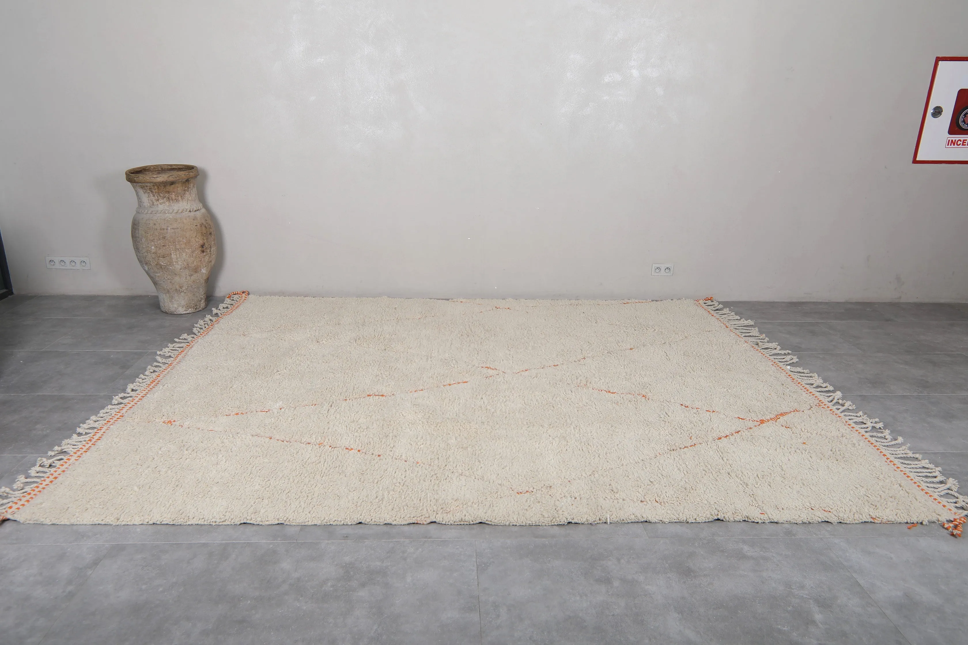 Beni Ourain Moroccan rug Custom - Berber handmade rug