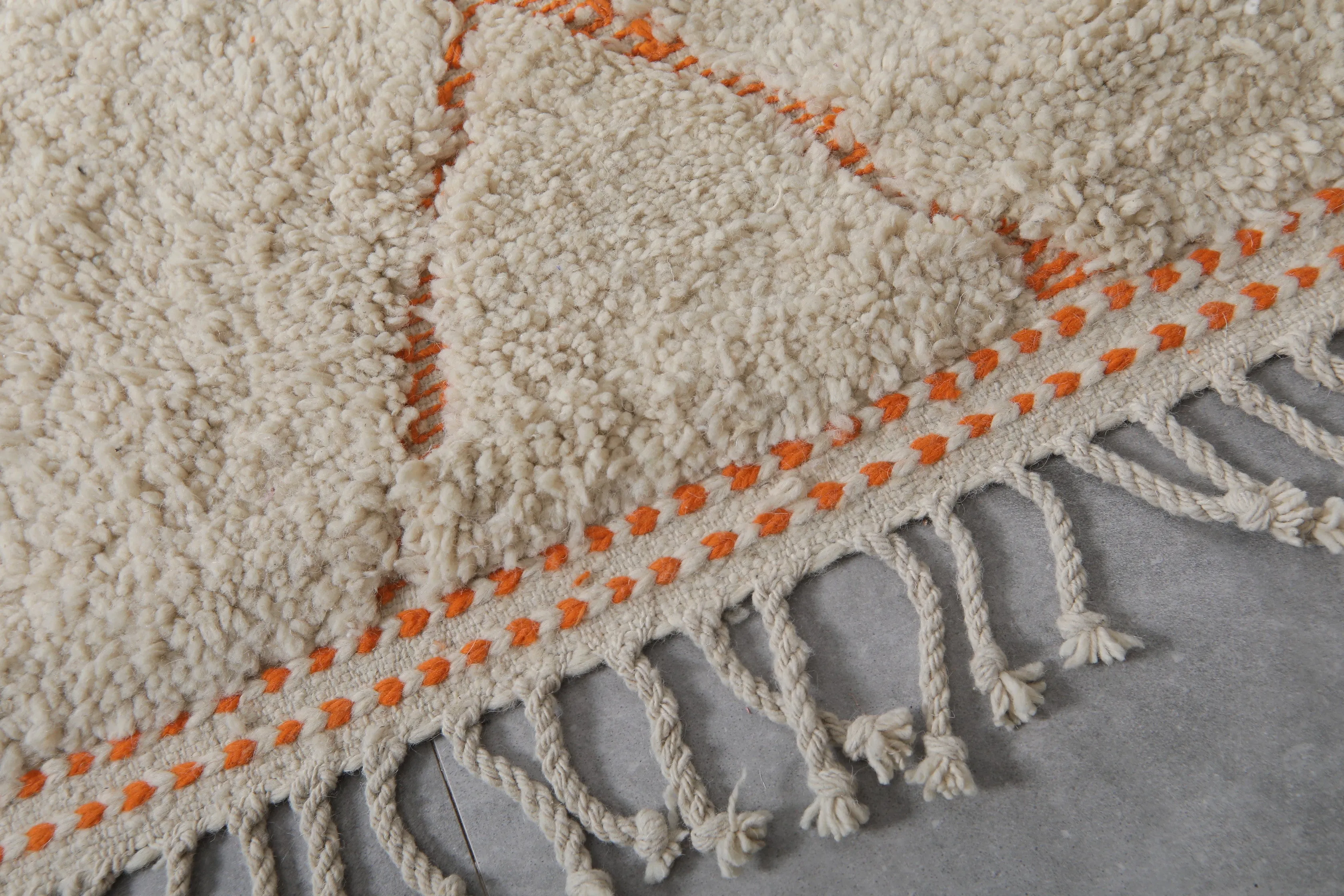 Beni Ourain Moroccan rug Custom - Berber handmade rug