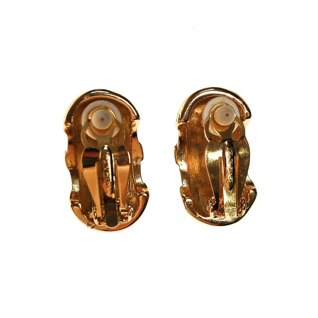 Black Brown and Gold Earrings by Erwin Pearl