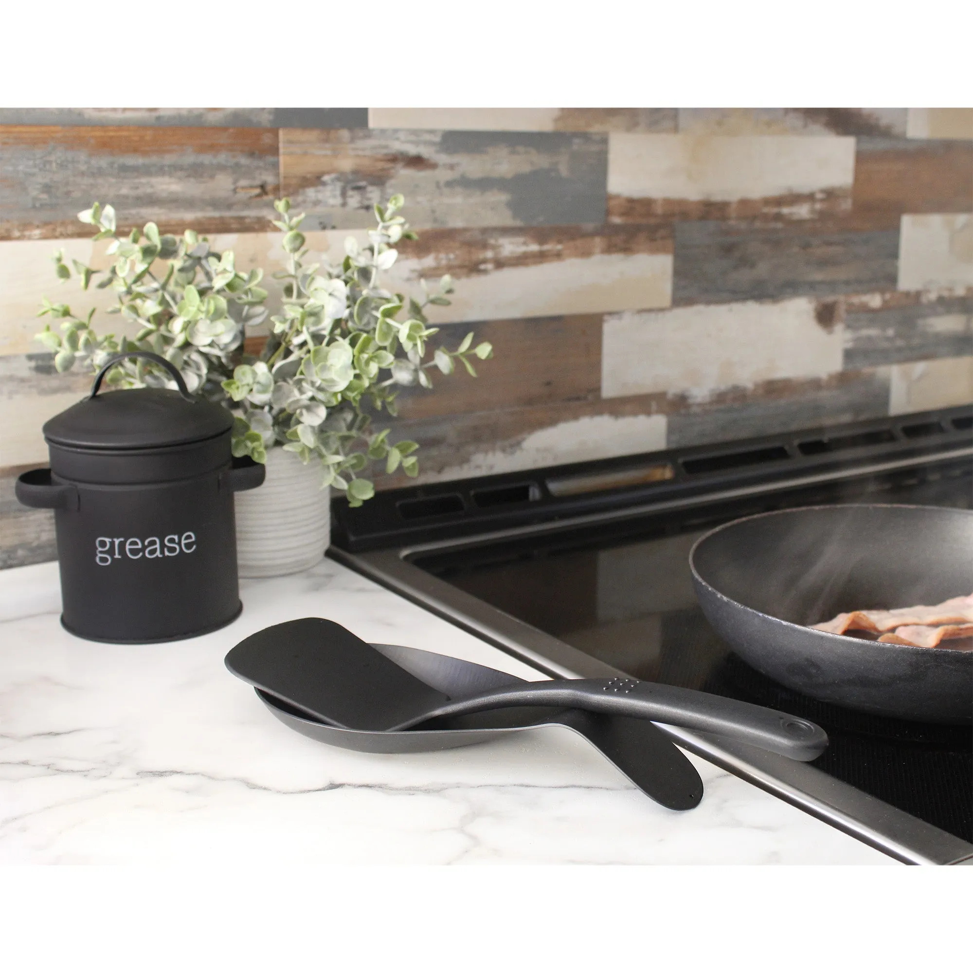Black Enamelware Grease Container (Case of 24)