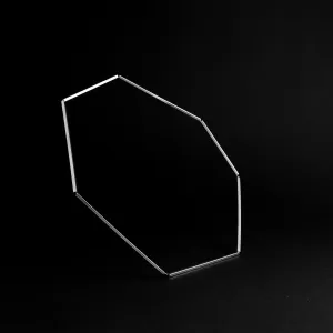 BLACK STAR Necklace – Geometric Futuristic Silver Necklace
