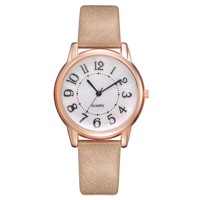 Brand Women Simple Dial Wristwatches