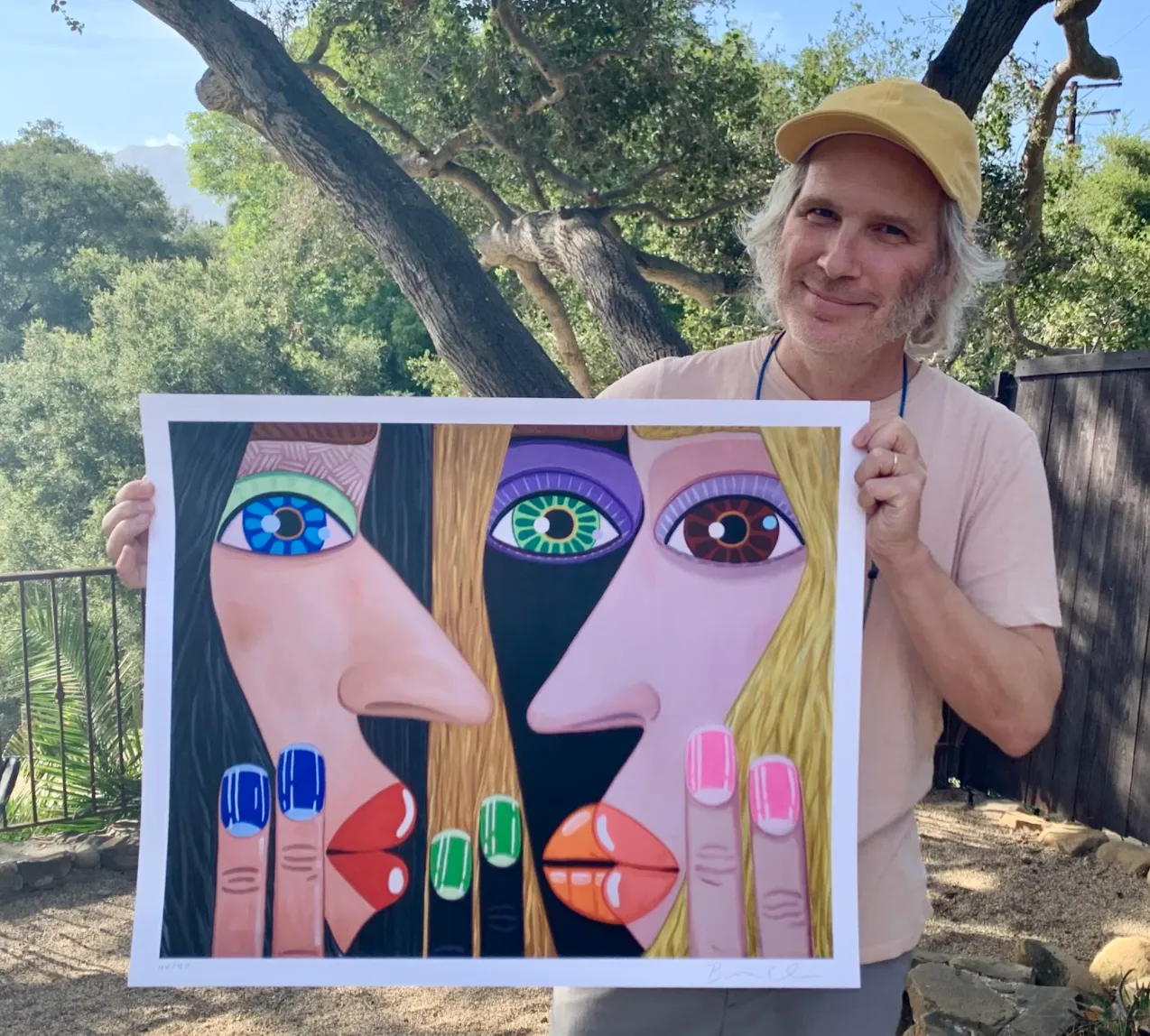 Brian Calvin, Group Thinking, 2021; Signed and Numbered Limited Edition Print