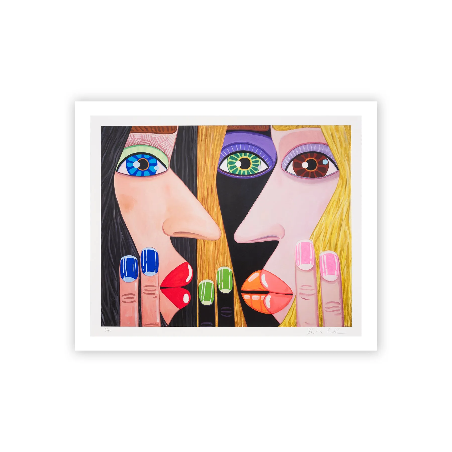 Brian Calvin, Group Thinking, 2021; Signed and Numbered Limited Edition Print