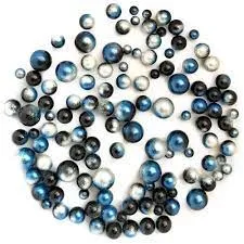 Buttons Galore & More - Shaker Embellishments - Pearlz - Cobalt/PZ106
