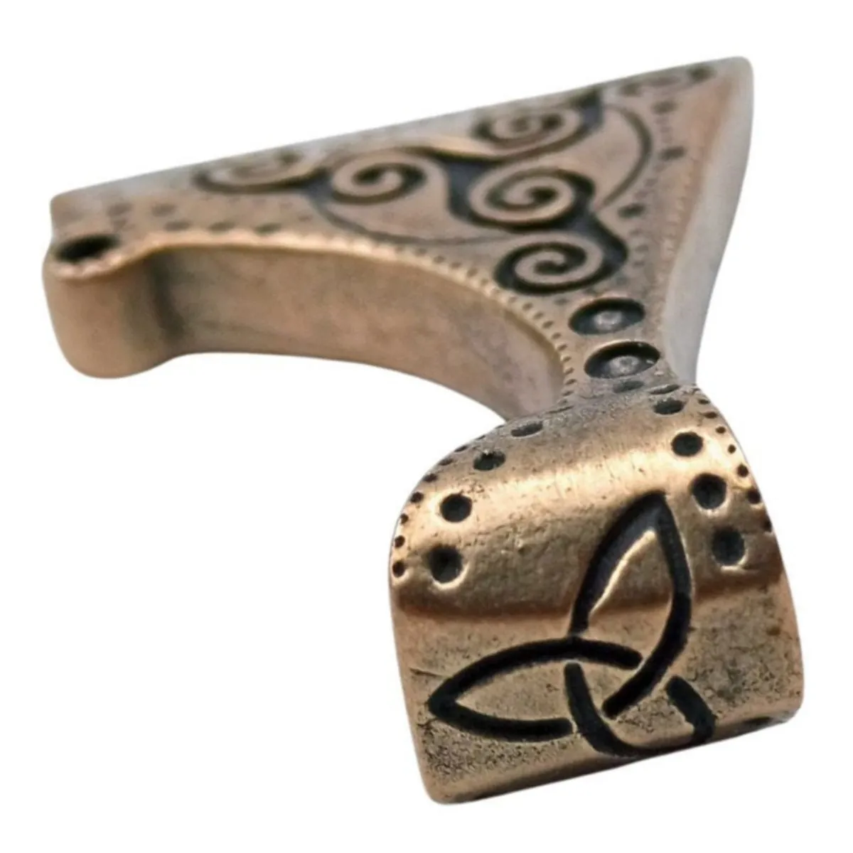 Celtic axe bronze pendant
