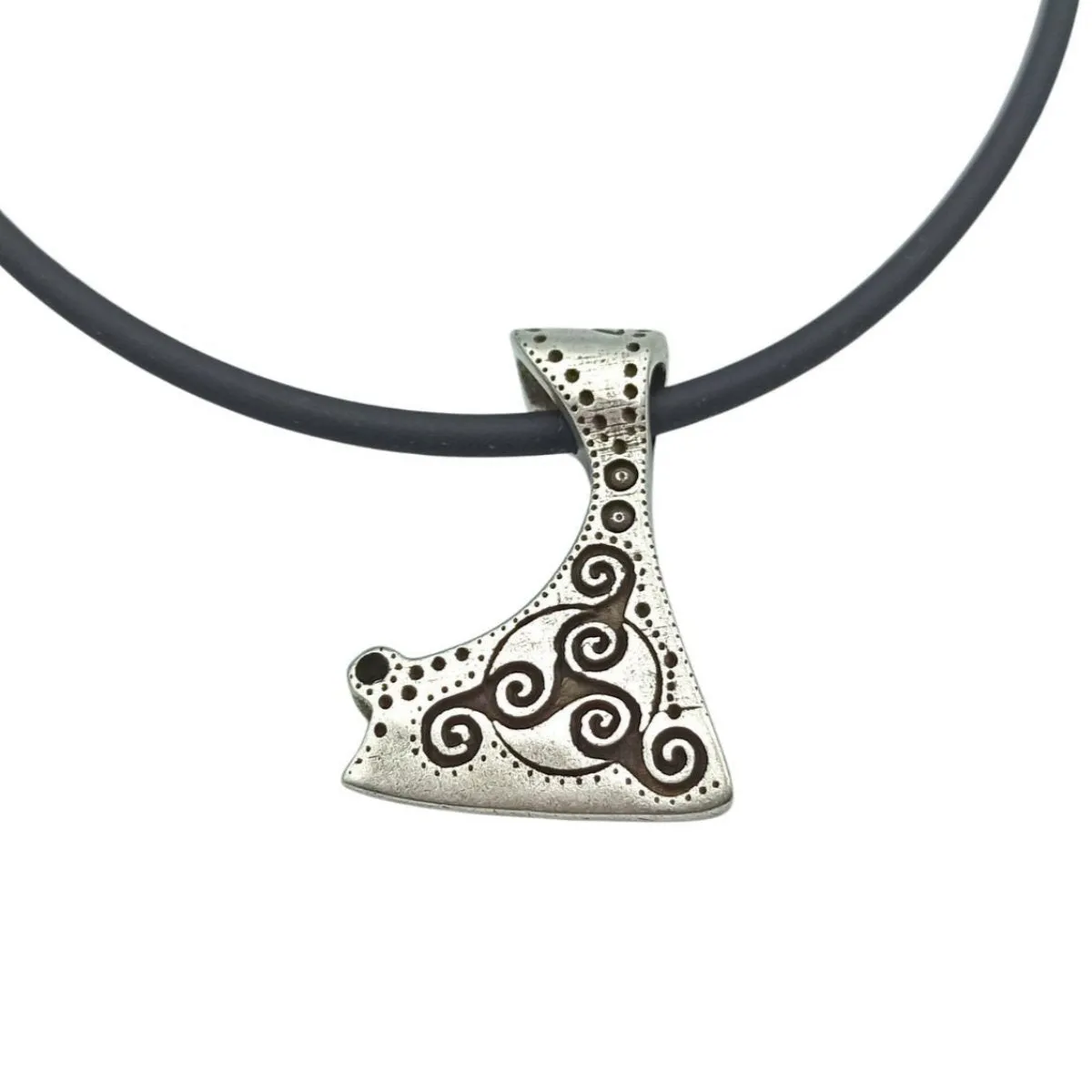Celtic axe bronze pendant