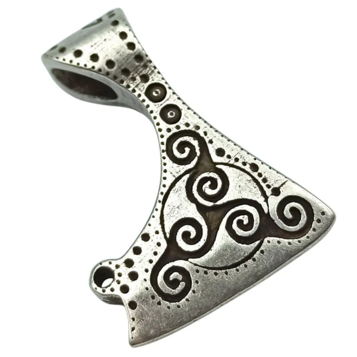 Celtic axe bronze pendant
