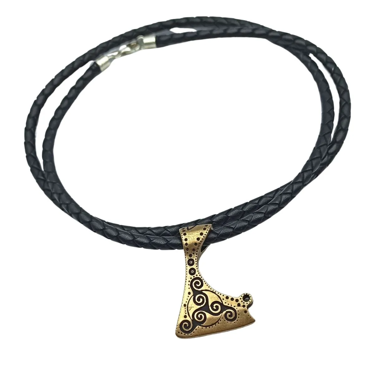 Celtic axe bronze pendant