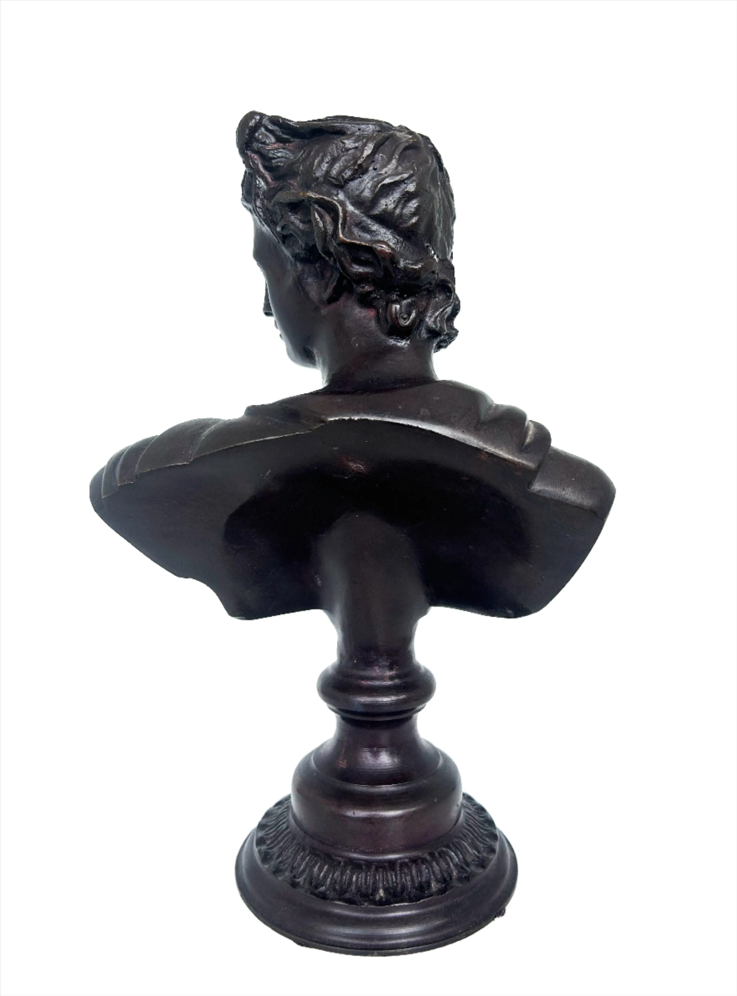 Classical Bust of Cast Metal
