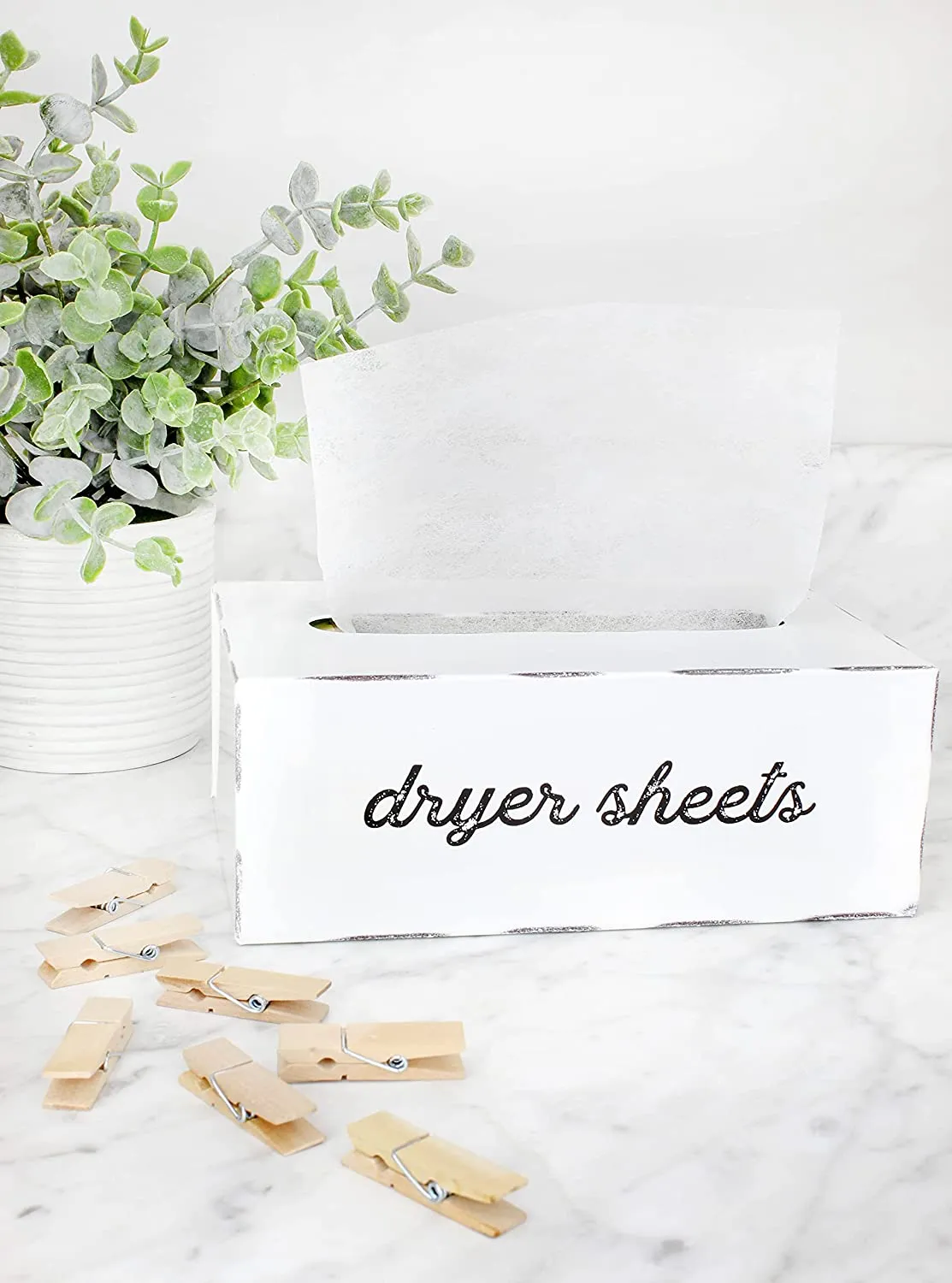 Countertop Dryer Sheet Dispenser (White, Case of 40)