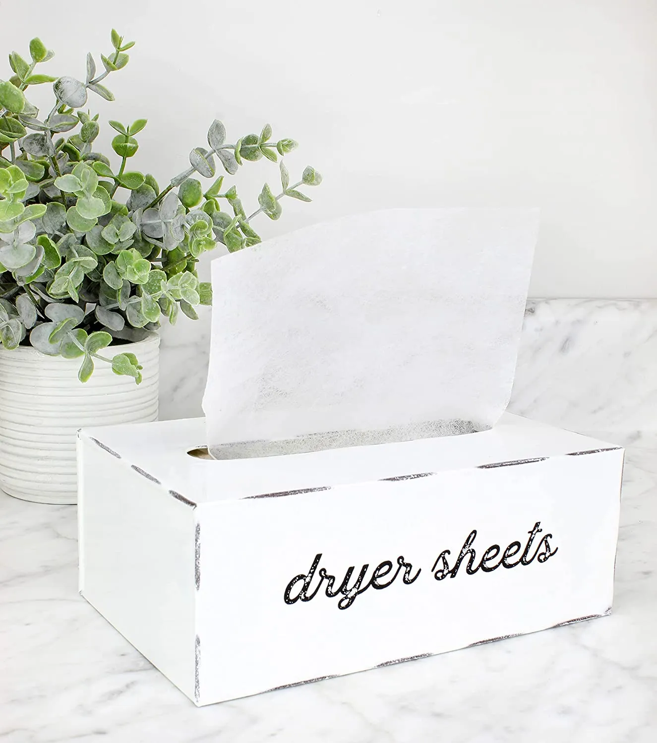 Countertop Dryer Sheet Dispenser (White, Case of 40)