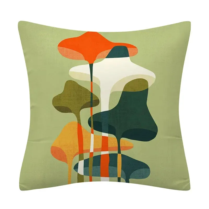 Creative Color Geometric Design Pattern Cushion Cover Sofa Office Seat Car Waist    Home Decoration
