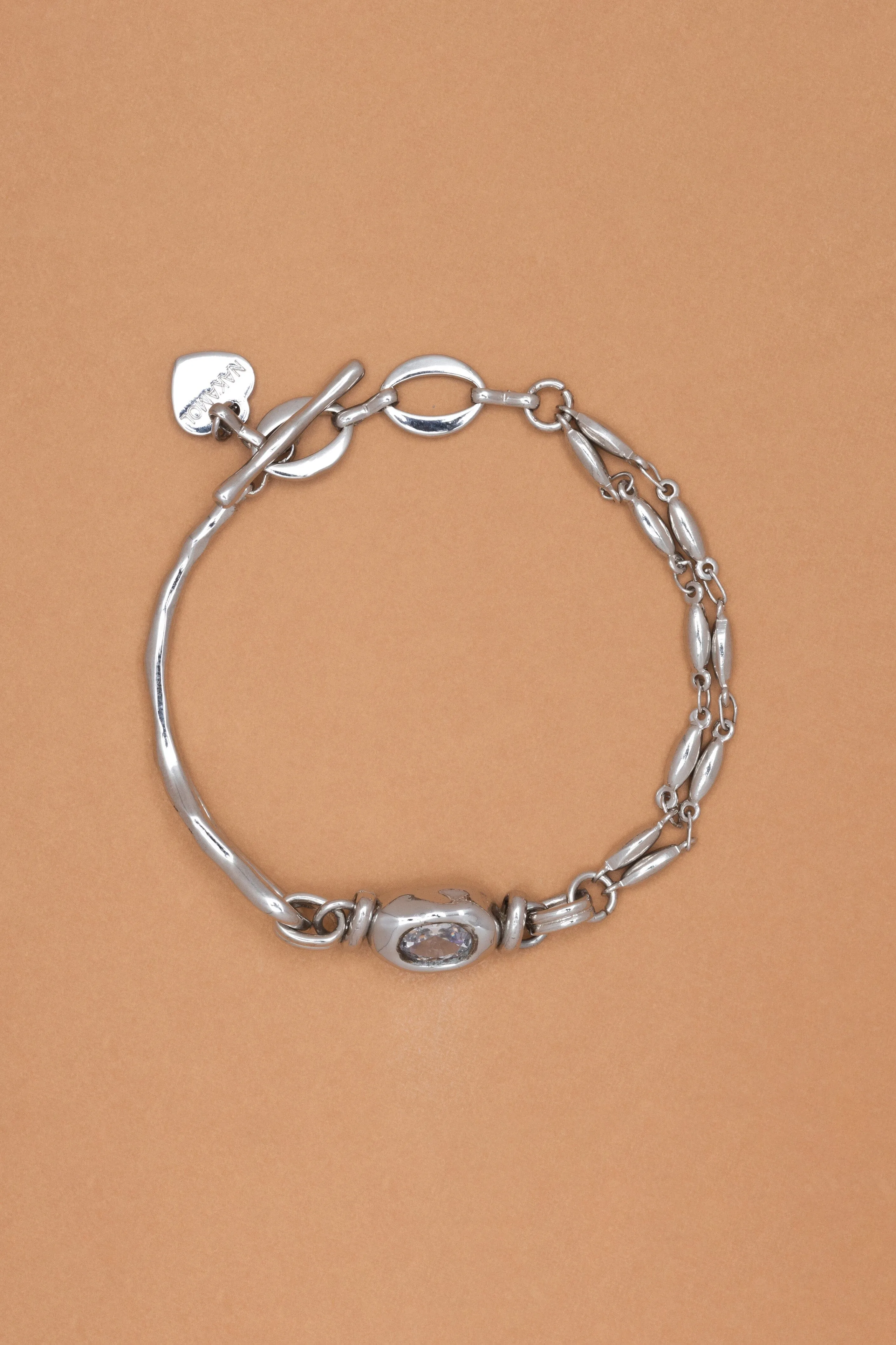 Crystal Chain Toggle Bracelet Bracelet
