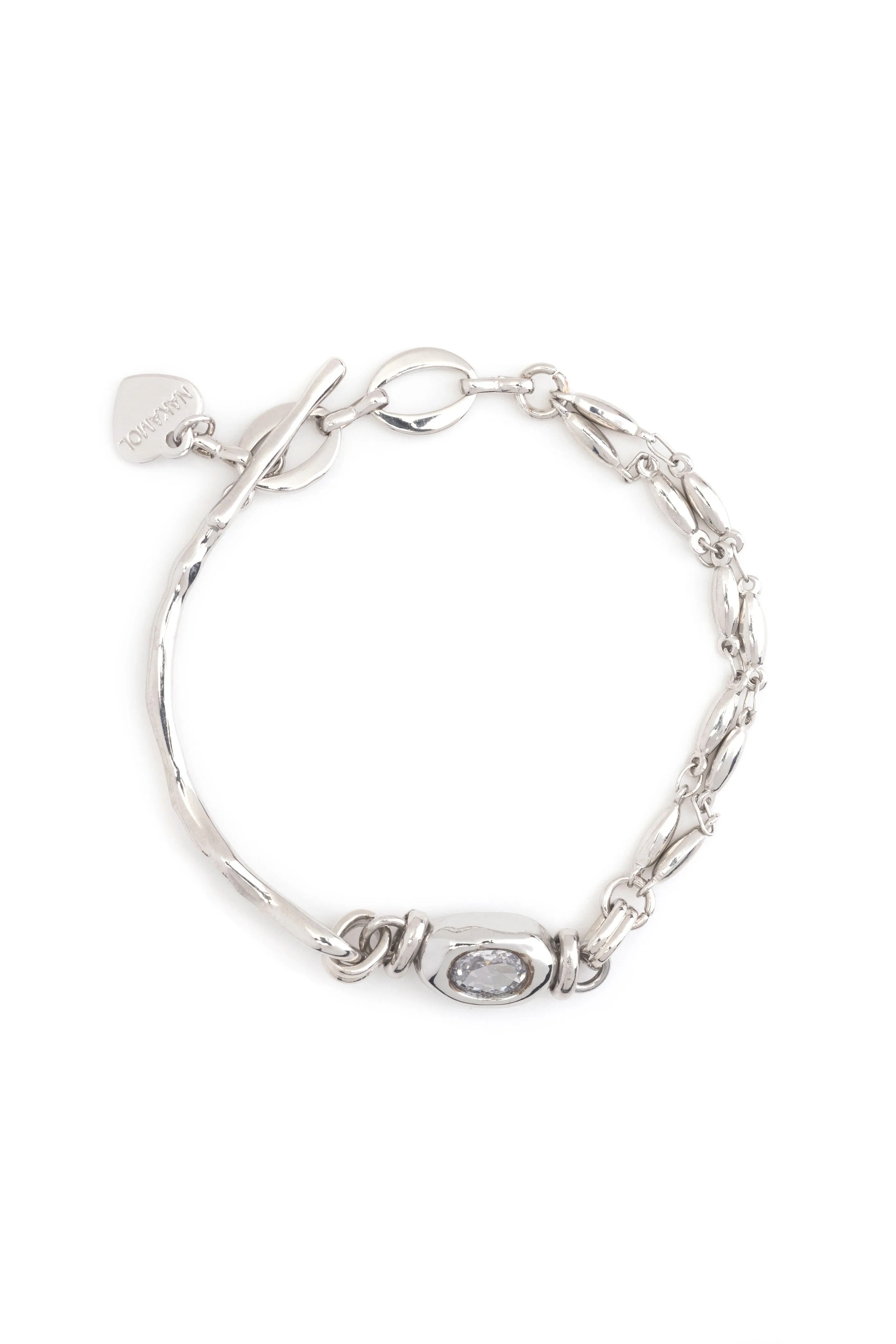Crystal Chain Toggle Bracelet Bracelet