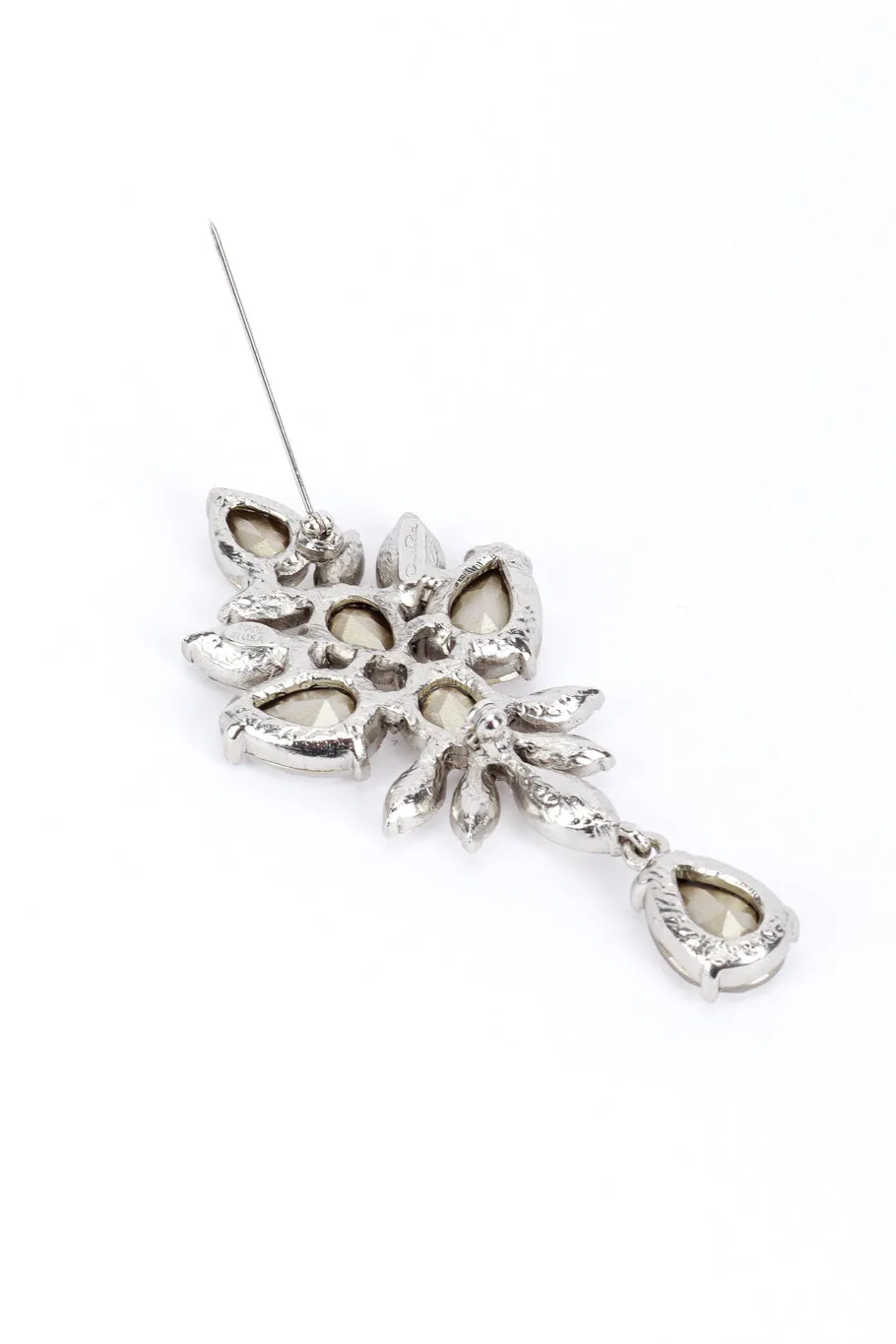 Crystal Cluster Brooch