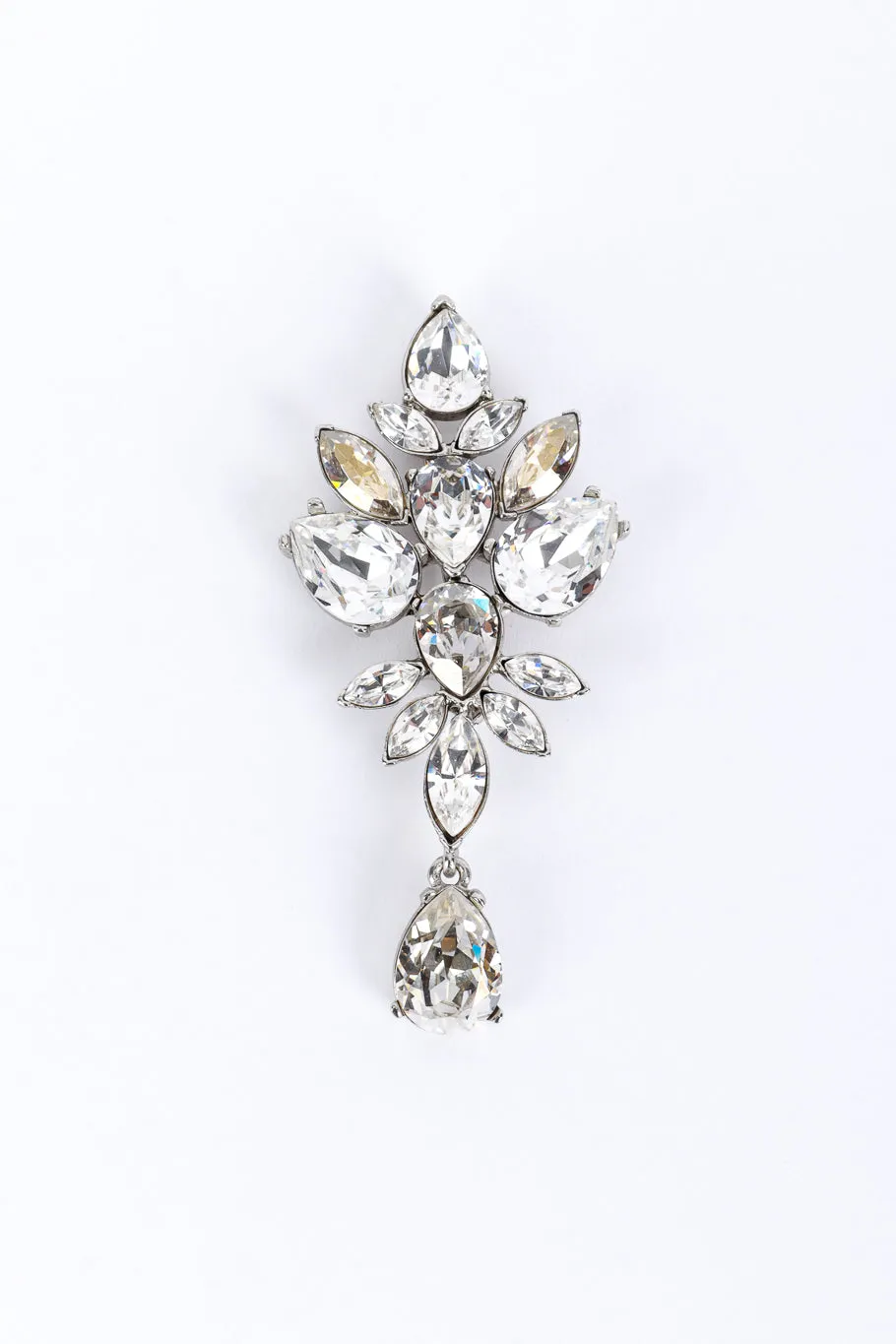 Crystal Cluster Brooch