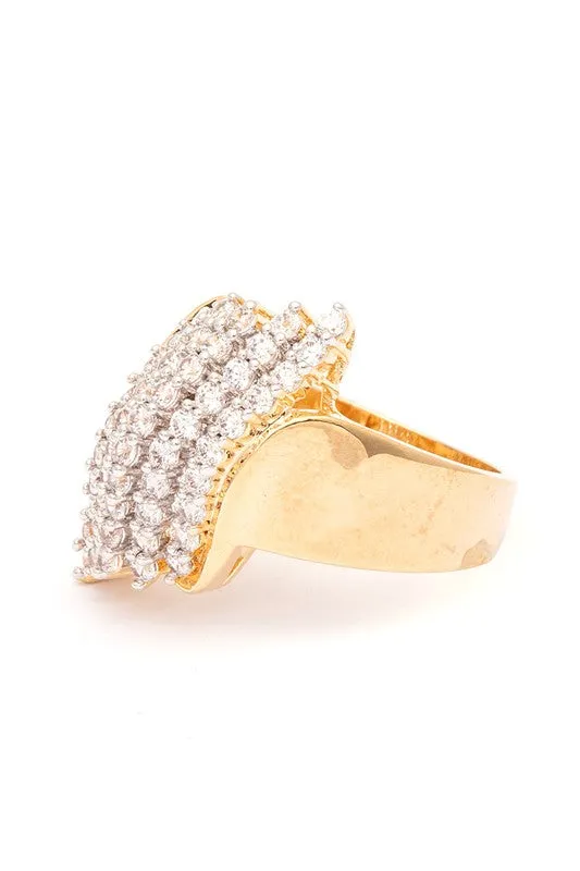Crystal Iconic Ring