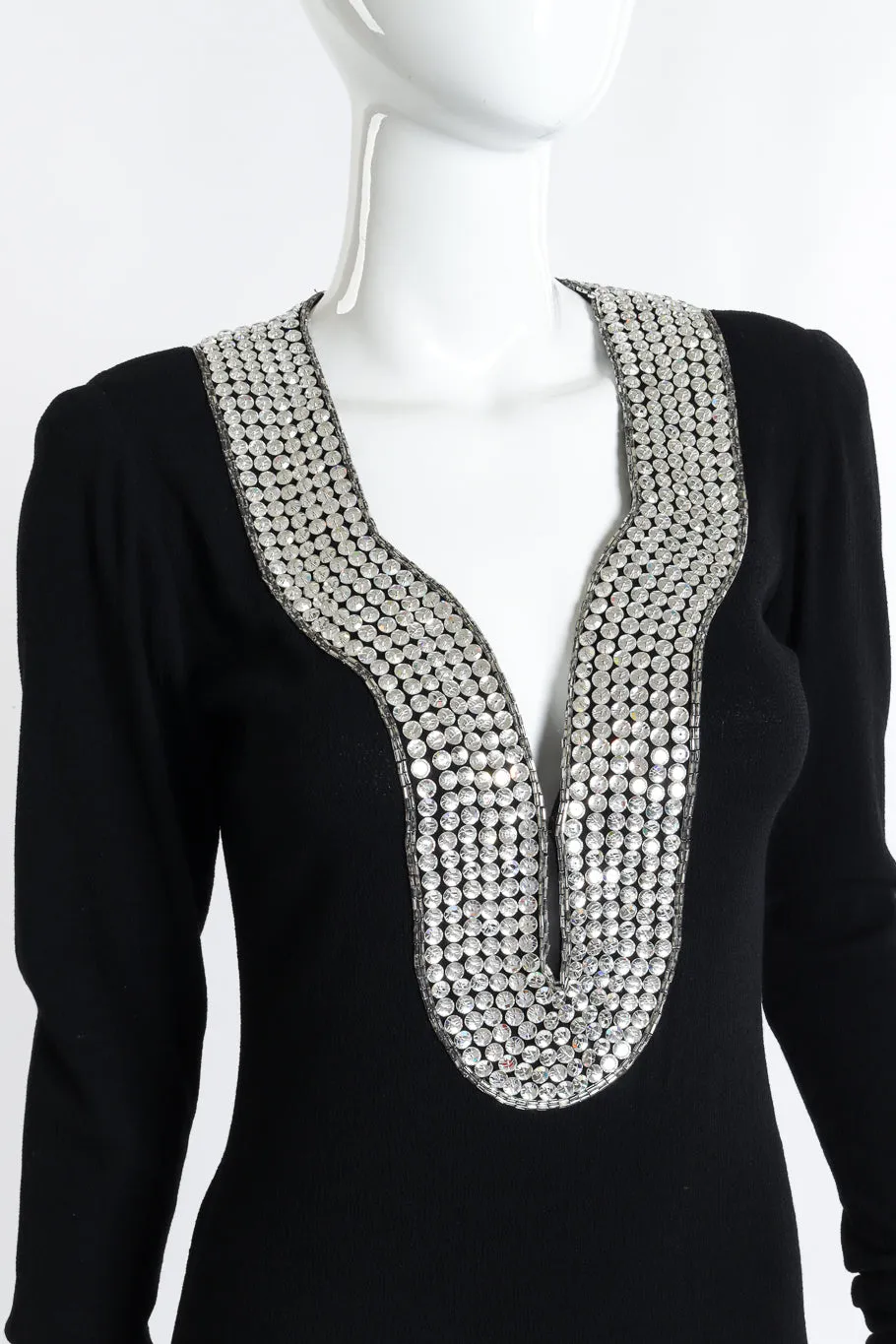Crystal Plunge Dress