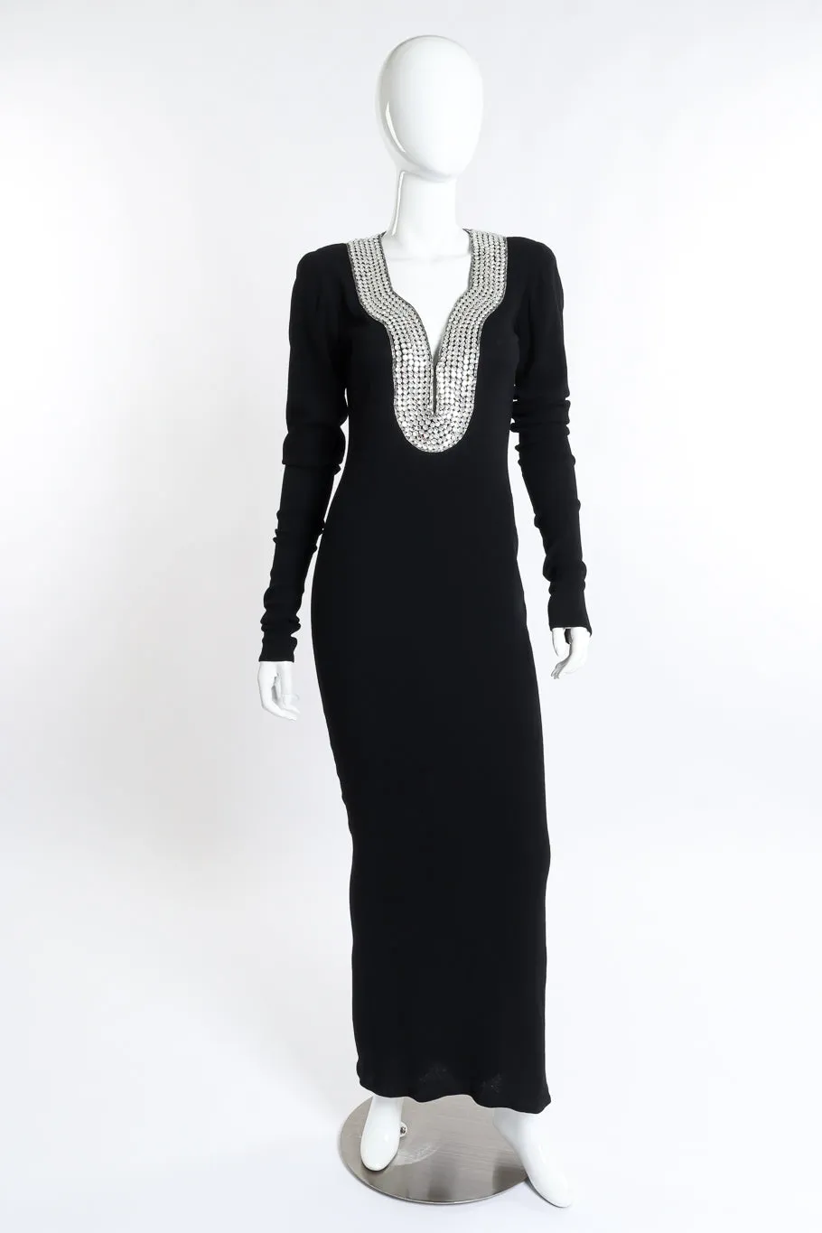 Crystal Plunge Dress