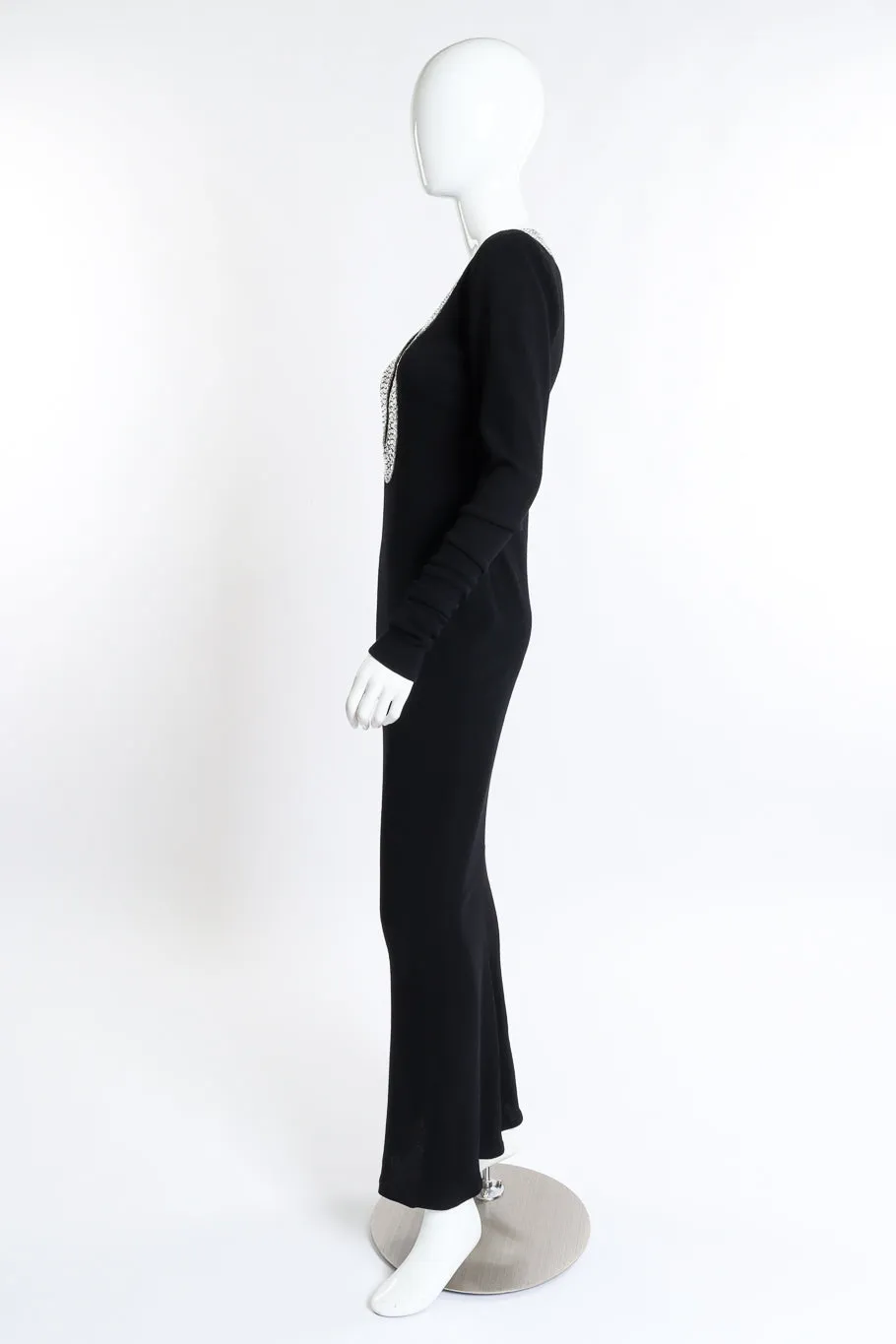 Crystal Plunge Dress