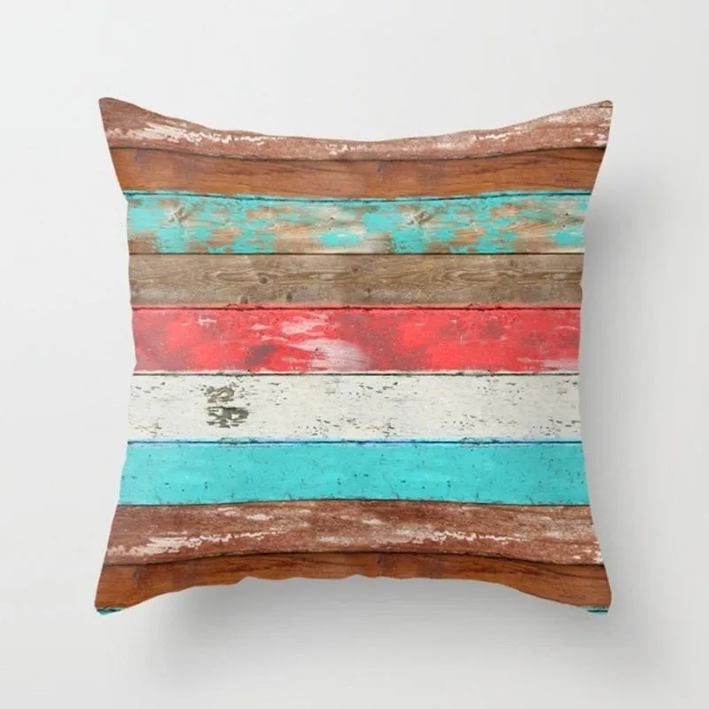 Cushion Cover Nordic Pillow Case Cotton Linen Flower Round 3D Board Cushion Cover Home Decorative Pillow Cover