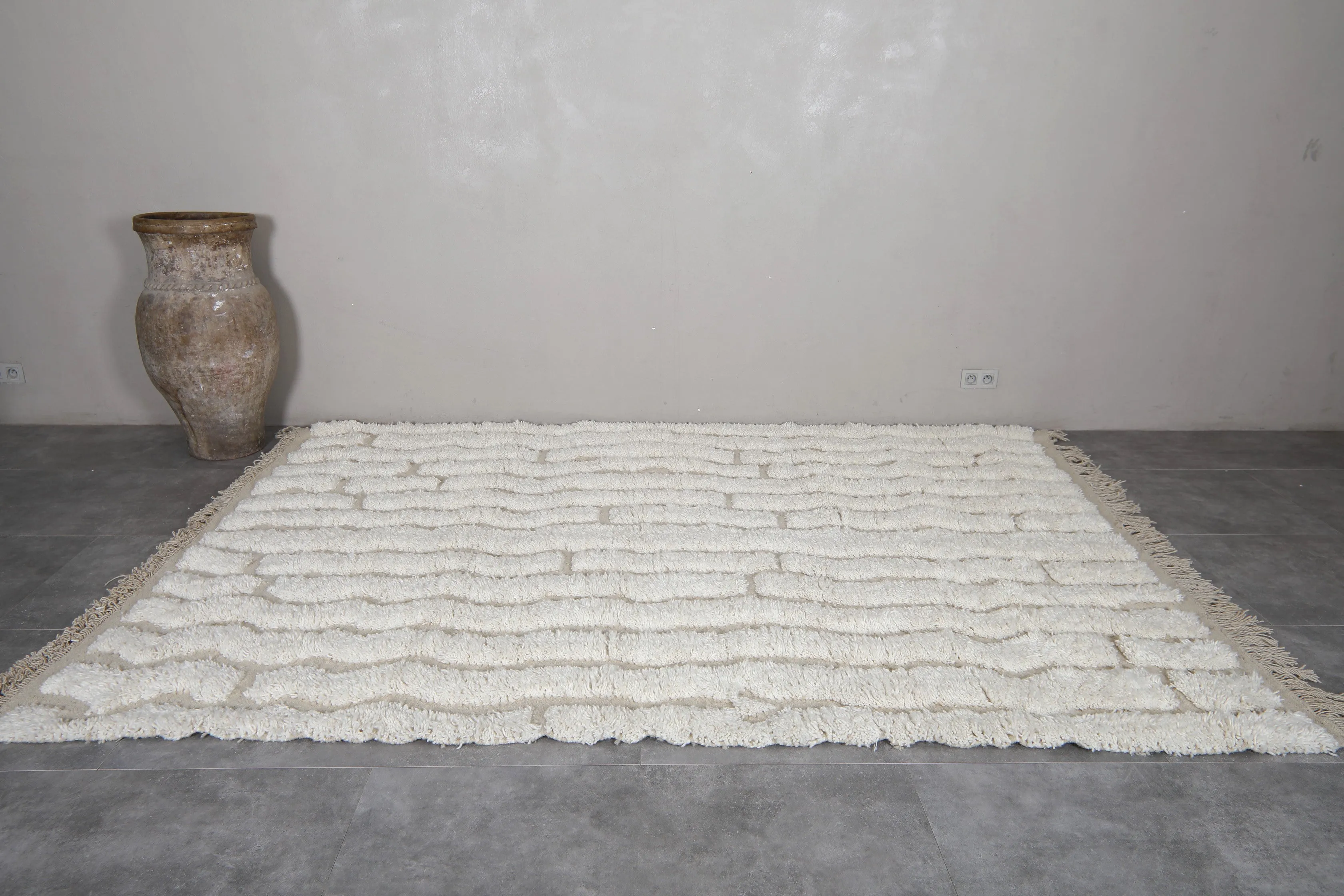 Custom beni ourain rug rug - Contemporary rug - Handmade rug