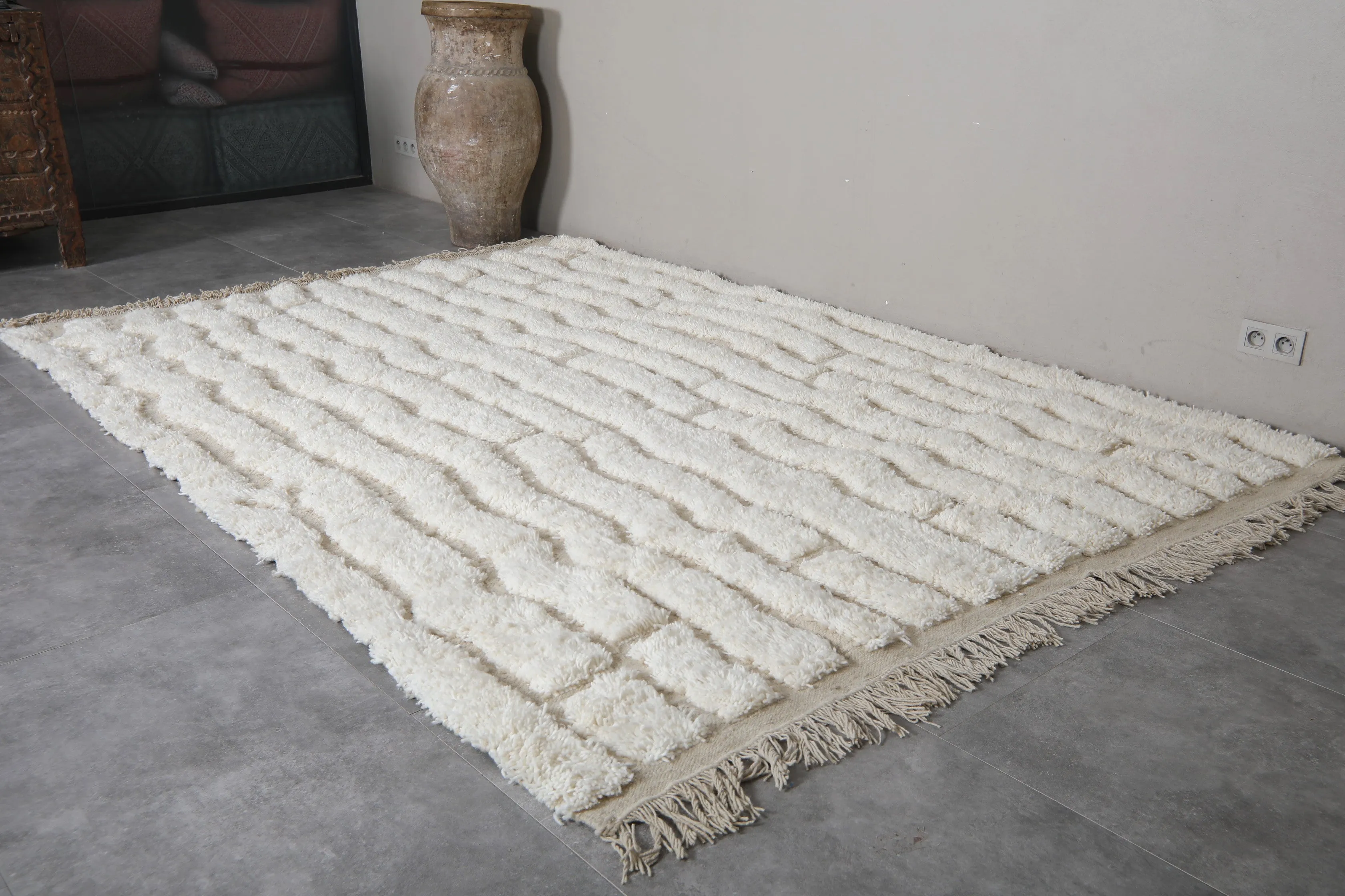 Custom beni ourain rug rug - Contemporary rug - Handmade rug
