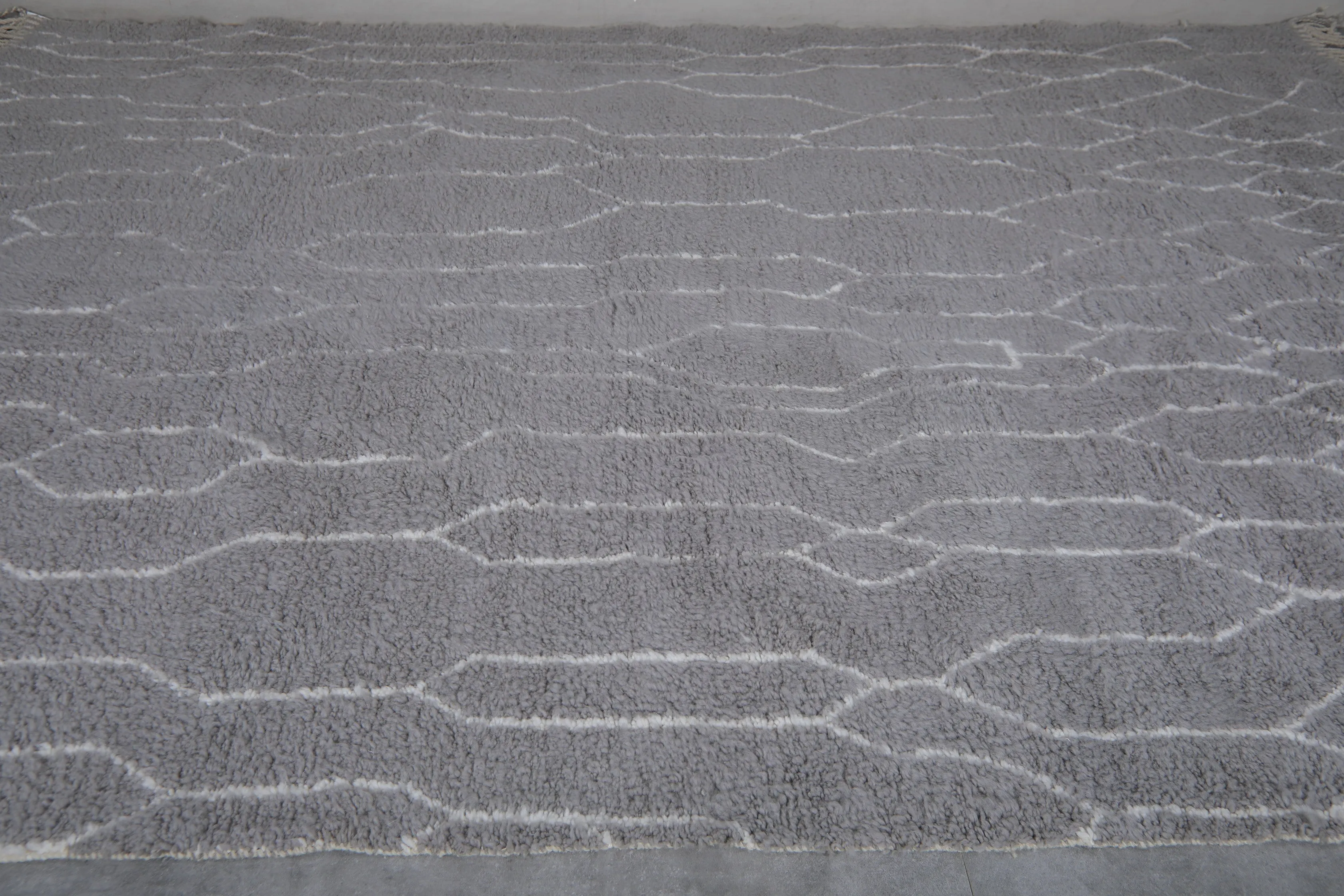 Custom Berber rug Gray - Authentic handmade Beniourain rug