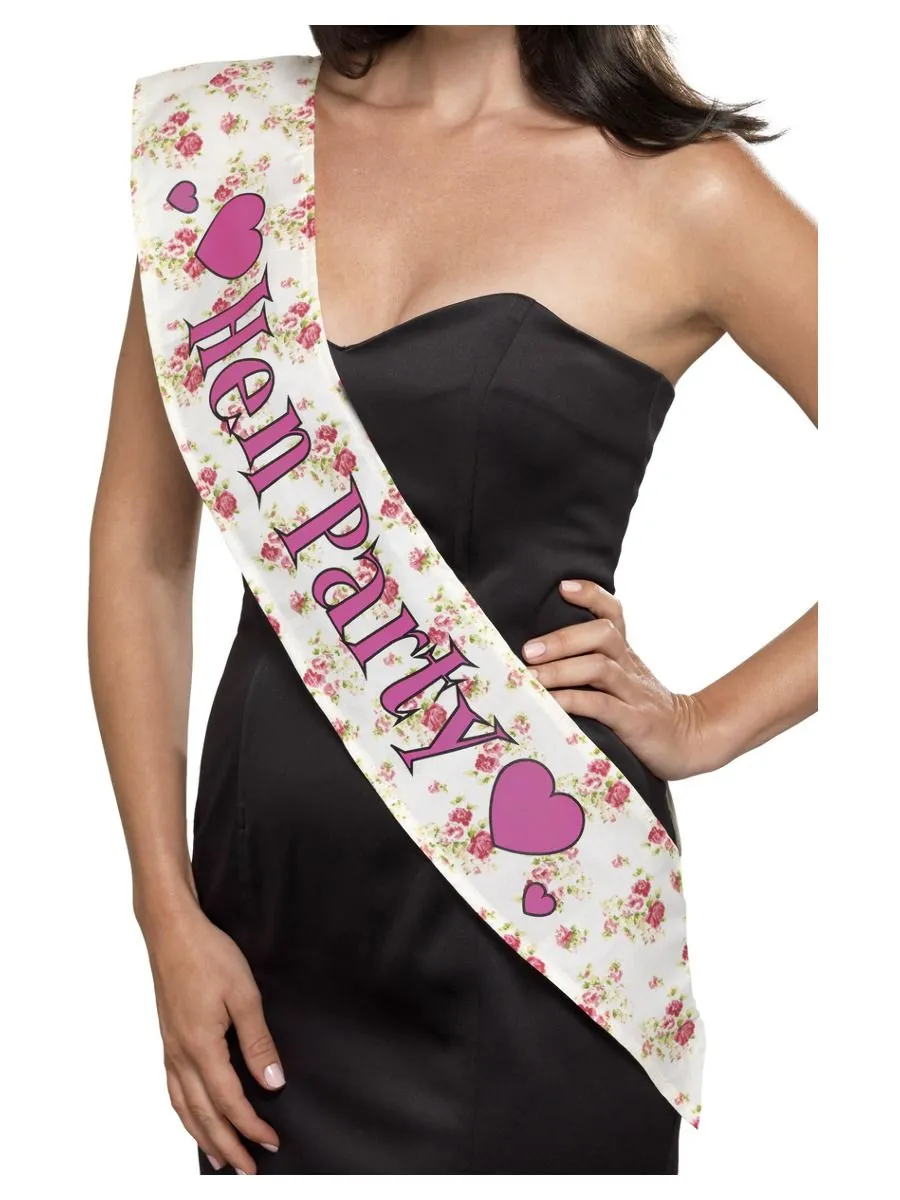 Deluxe Vintage Hen Party Sash