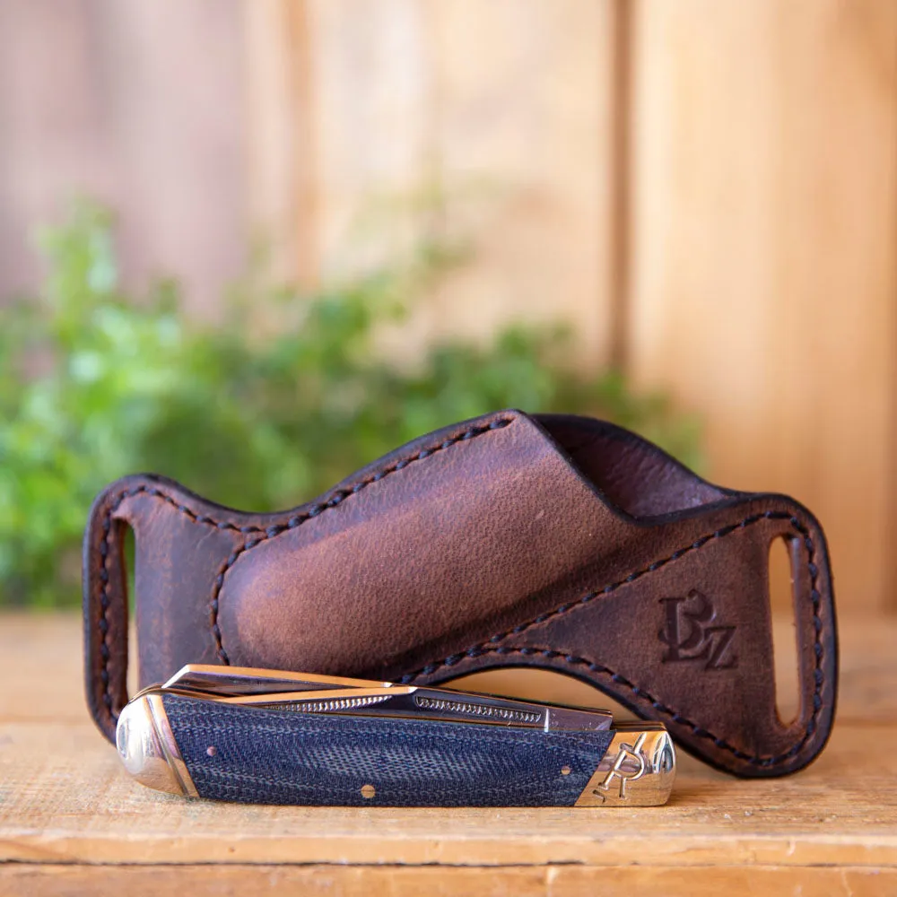 Denim Trapper Rough Ryder Bishops Scout Carry Sheath