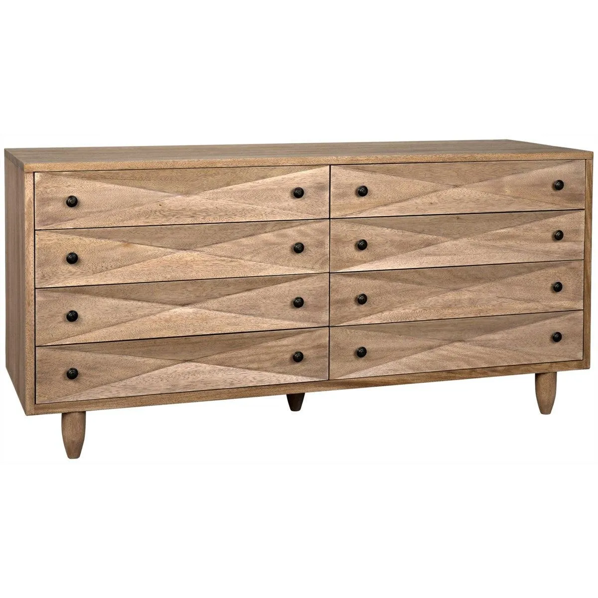 Diamond Double Chest, Washed Walnut