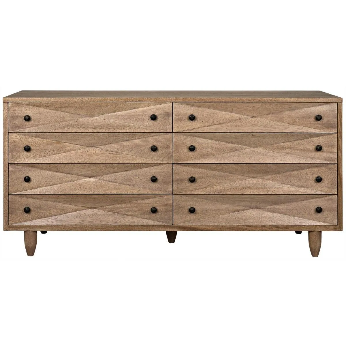 Diamond Double Chest, Washed Walnut
