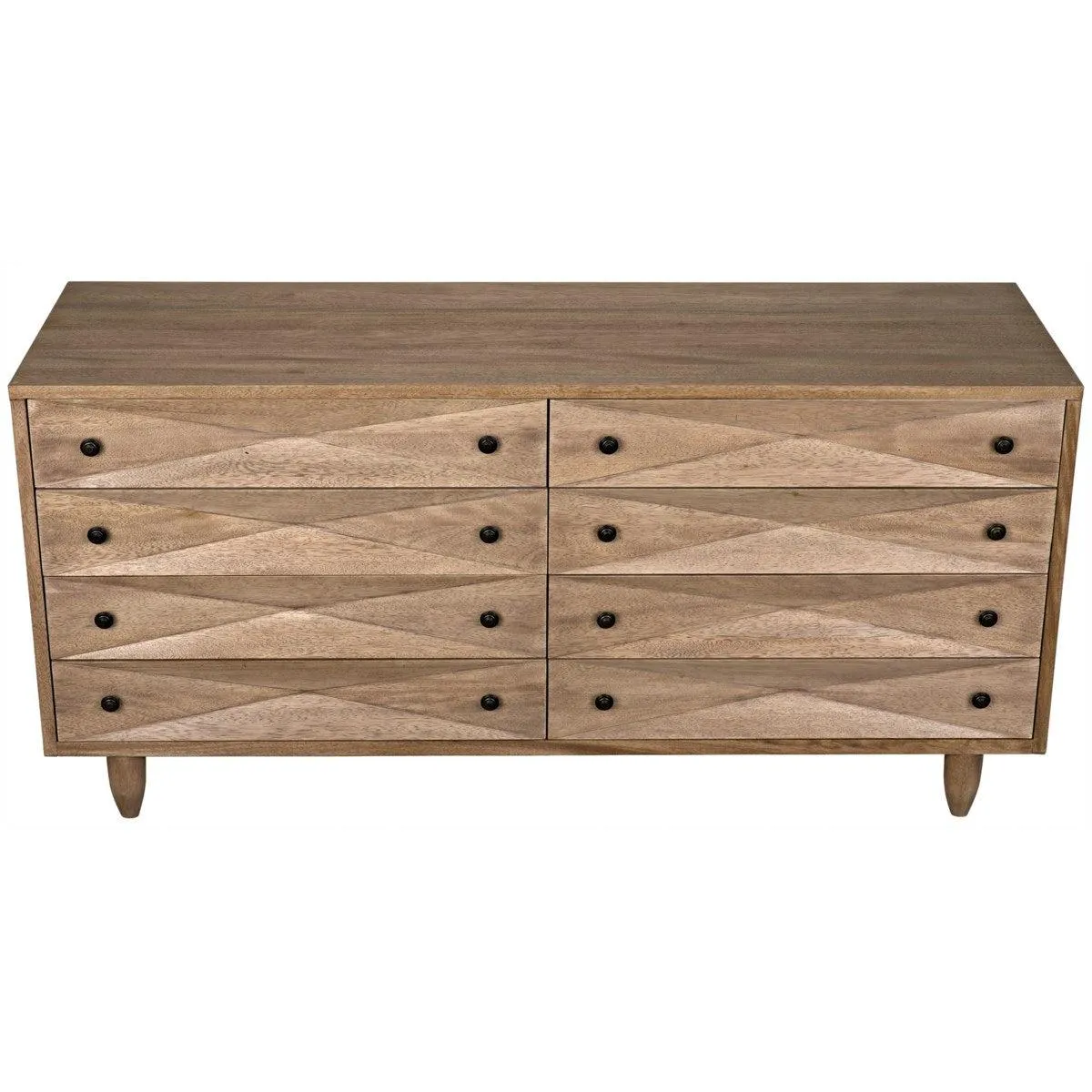 Diamond Double Chest, Washed Walnut