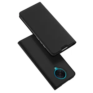 DUX DUCIS For Redmi K30 Pro Leather Mobile Phone Cover Magnetic Protective Case Bracket with Cards Slot black
