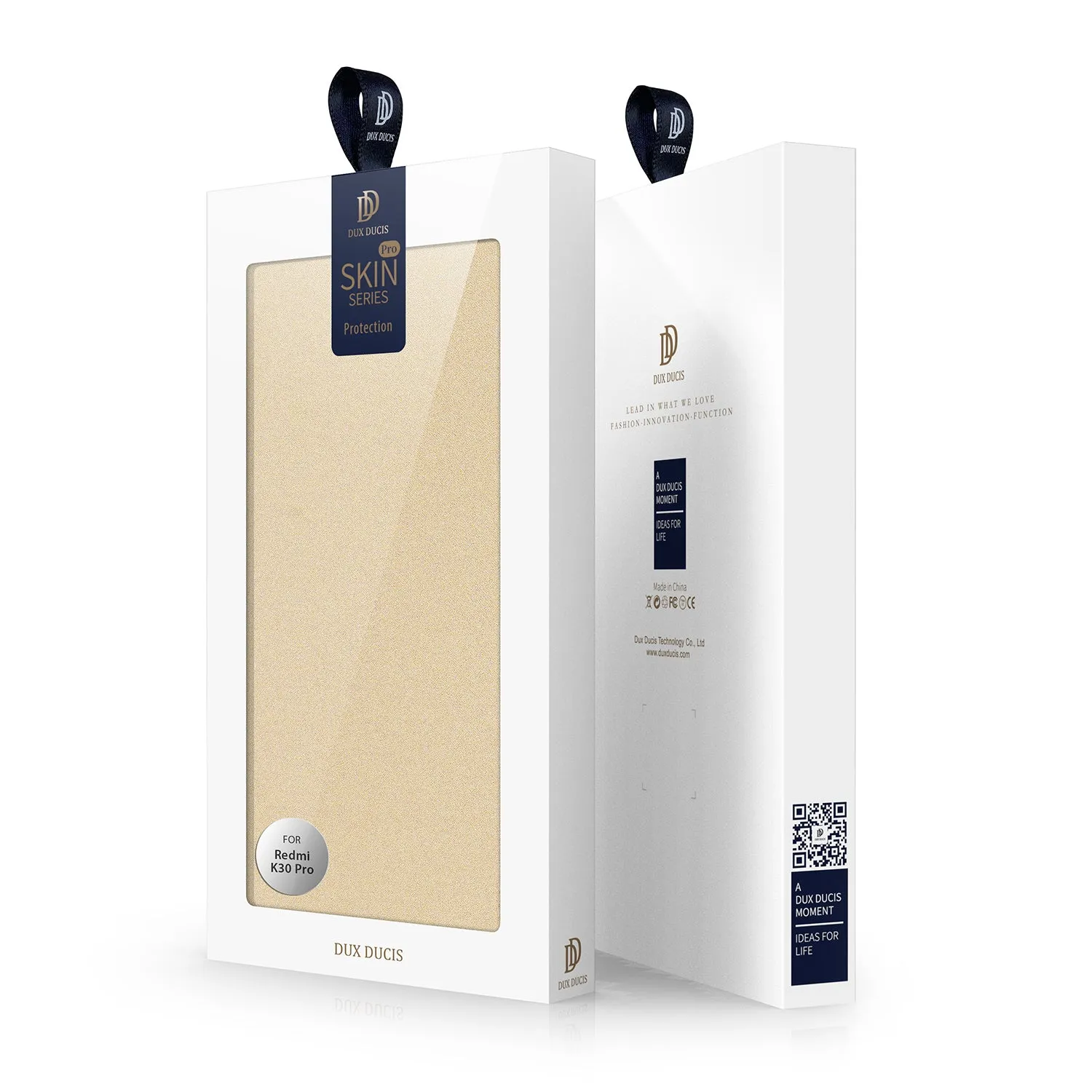 DUX DUCIS For Redmi K30 Pro Leather Mobile Phone Cover Magnetic Protective Case Bracket with Cards Slot Golden