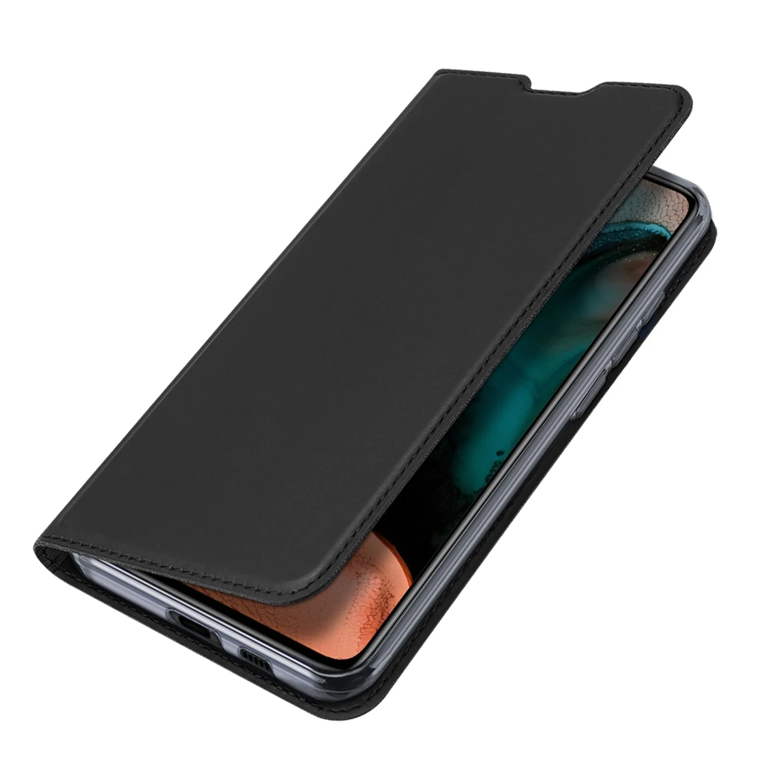 DUX DUCIS For Redmi K30 Pro Leather Mobile Phone Cover Magnetic Protective Case Bracket with Cards Slot Pink