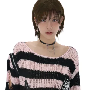 Electric Cherry series leather chocker