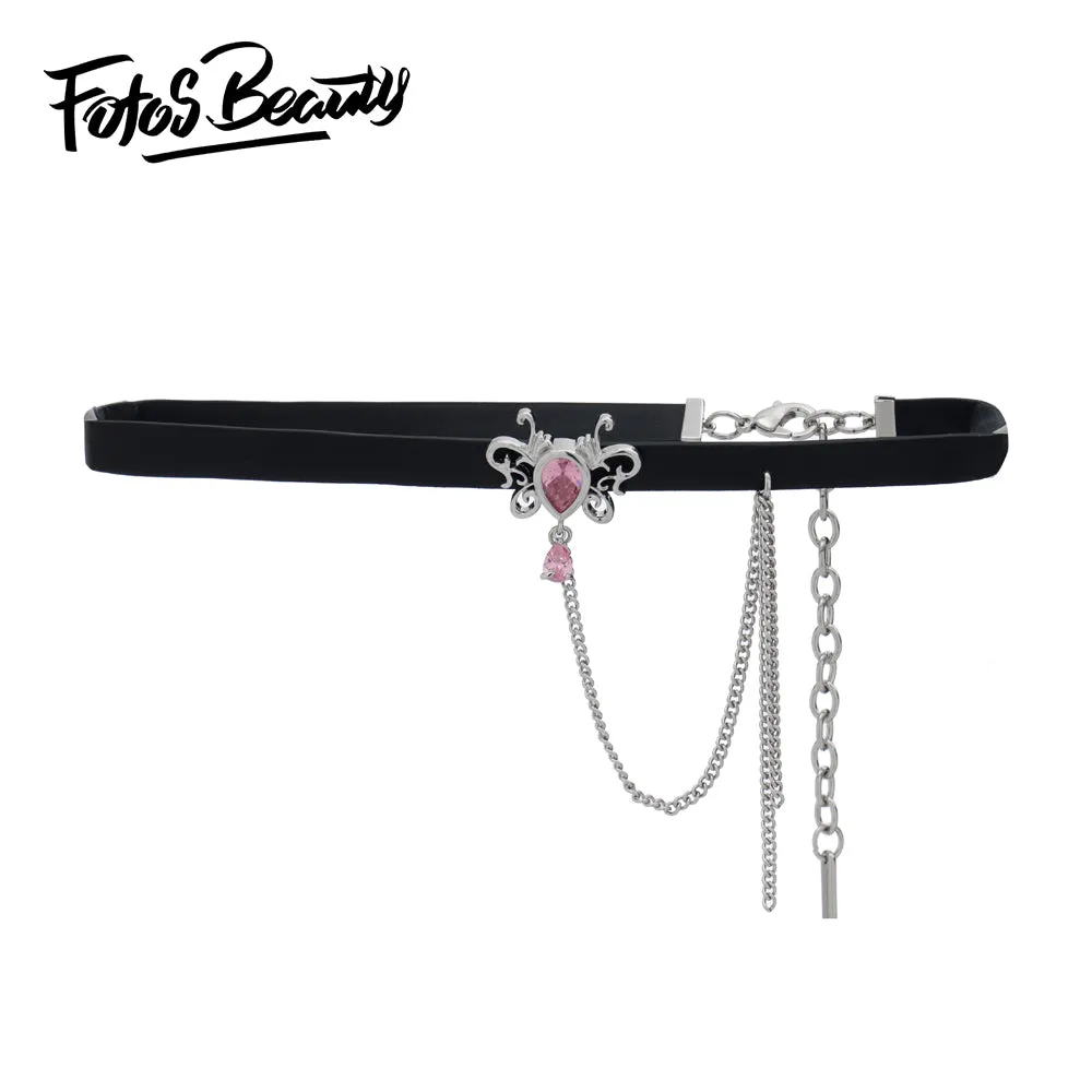 Electric Cherry series leather chocker