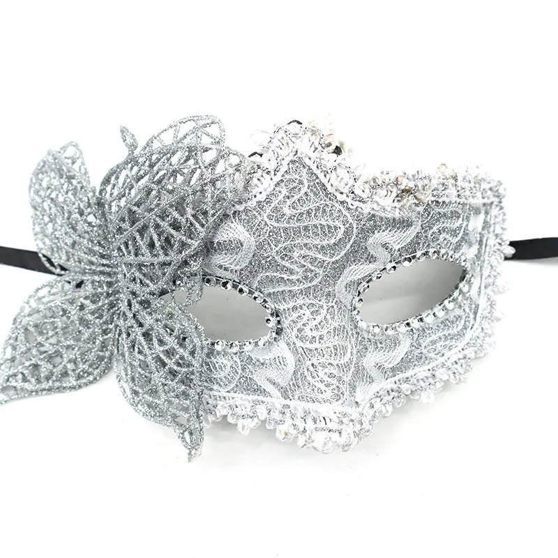 Elegant Black Butterfly Lace Masquerade Eye Mask