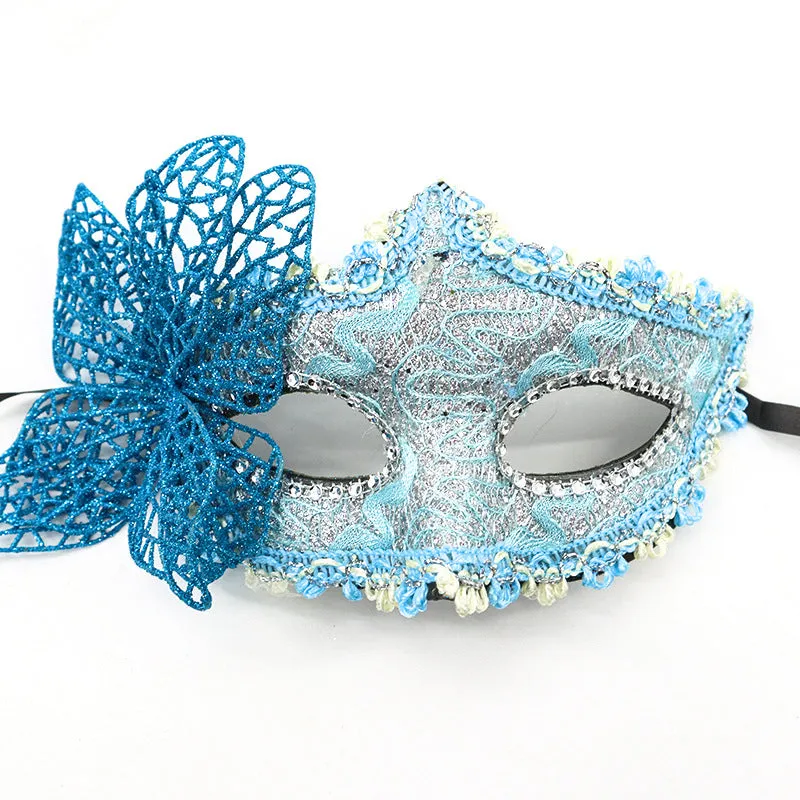 Elegant Black Butterfly Lace Masquerade Eye Mask