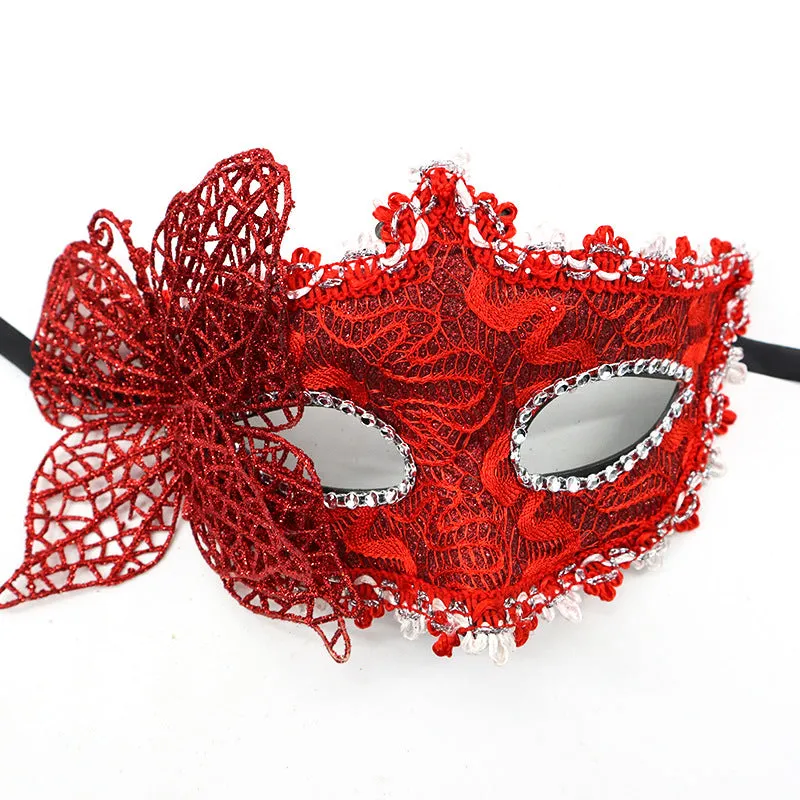 Elegant Black Butterfly Lace Masquerade Eye Mask