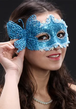 Elegant Black Butterfly Lace Masquerade Eye Mask