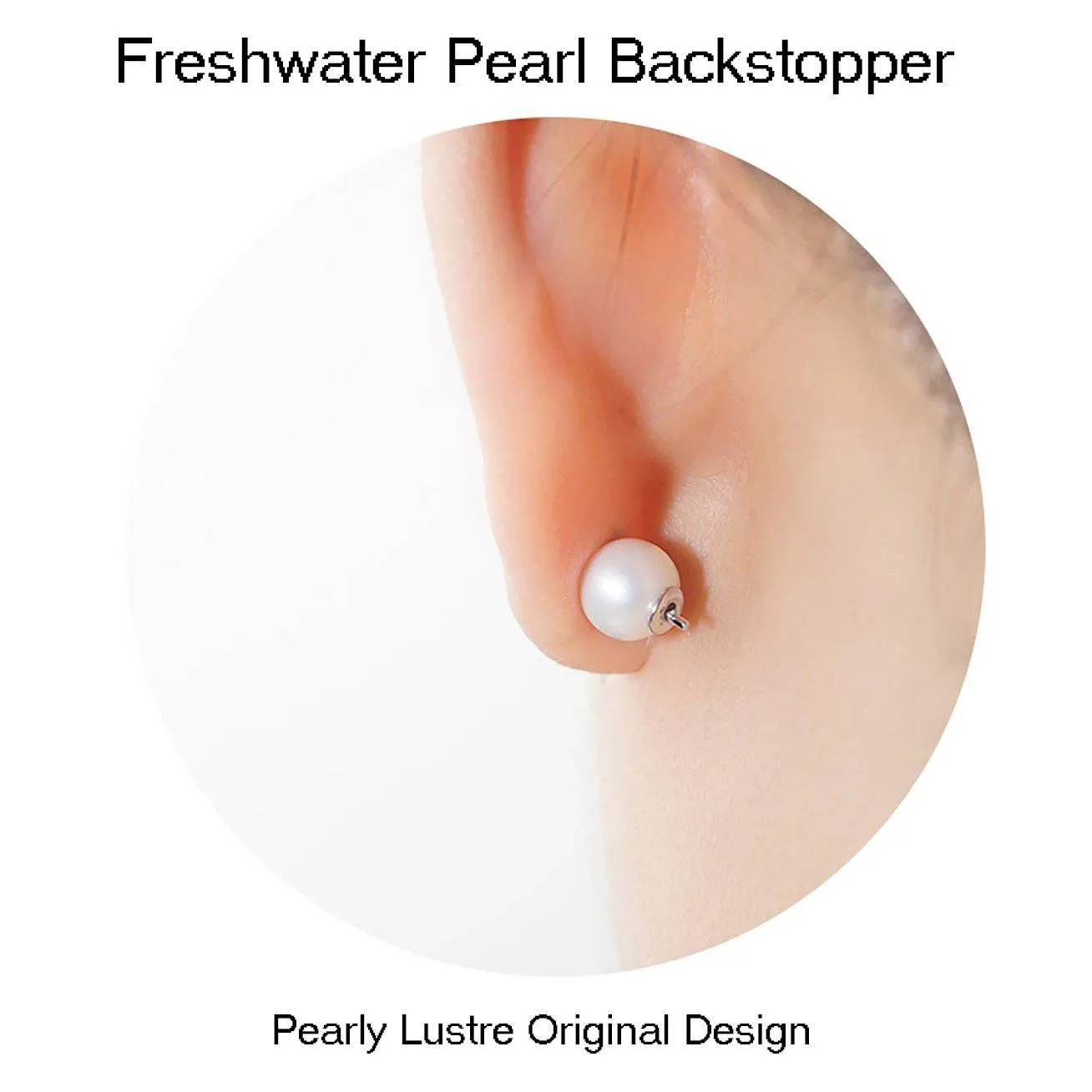 Elegant Freshwater Pearl Stud Earrings WE00127