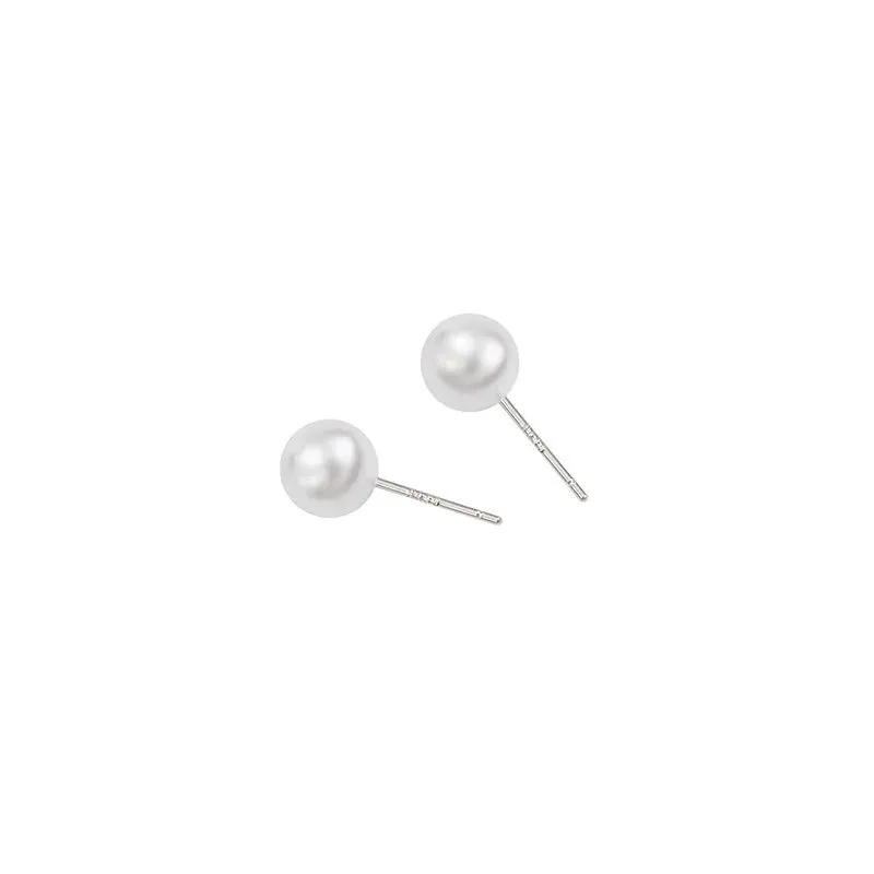 Elegant Pearl Pendant Earrings