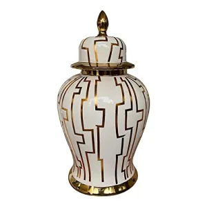 Enakshi Ceramic Vase Temple Jars Can Home Desk with Lid Bedroom Porcelain Ginger Jar 21cmx21cmx37cm|Home & Garden | Home D?©cor | Other Home D?©cor