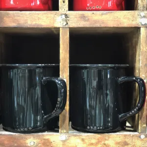 Enamel Look Mug - Black